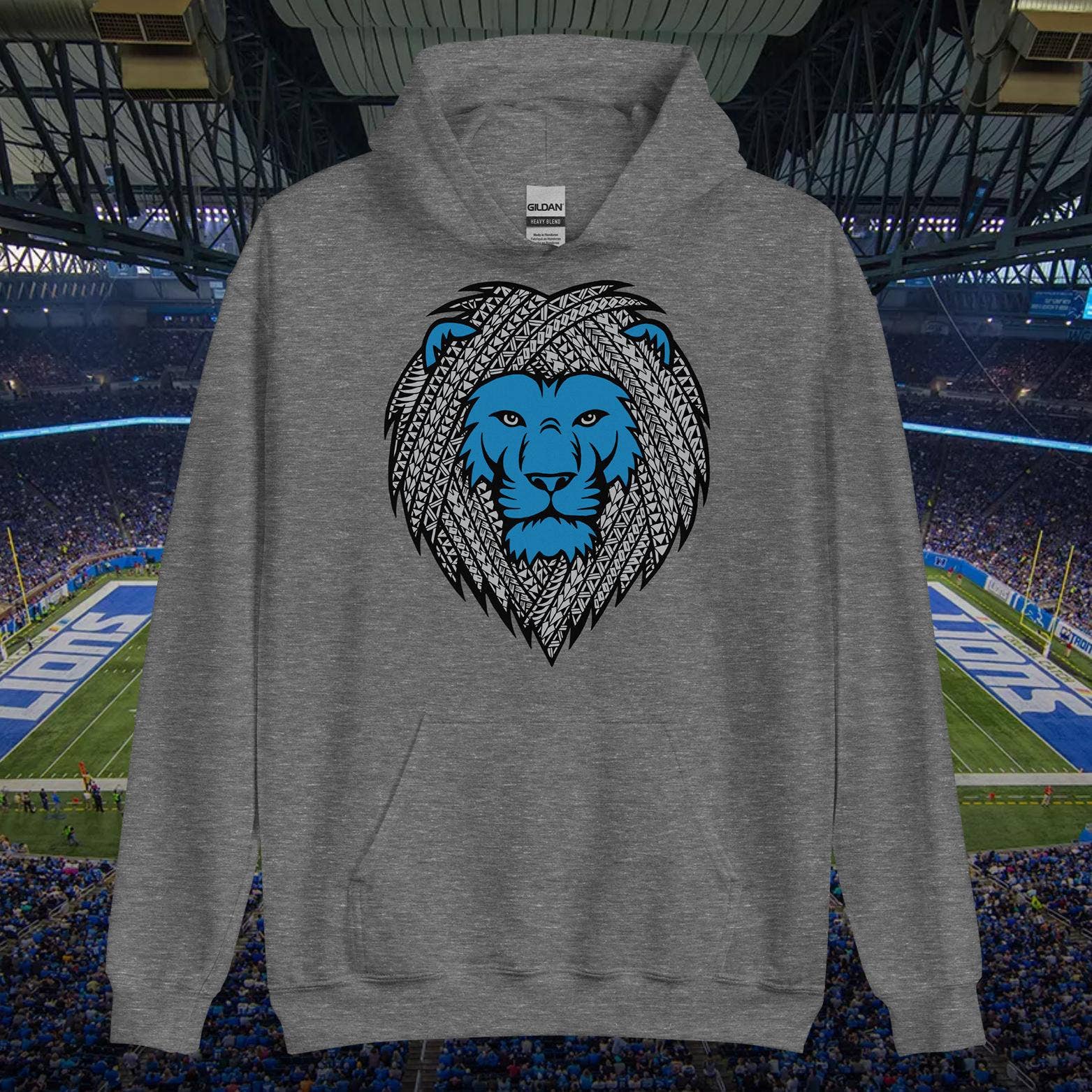 Lions One Pride Detroit Football Unisex Hoodie - Fan Gift T-Shirts, Sweatshirt | PodTeesHub.com