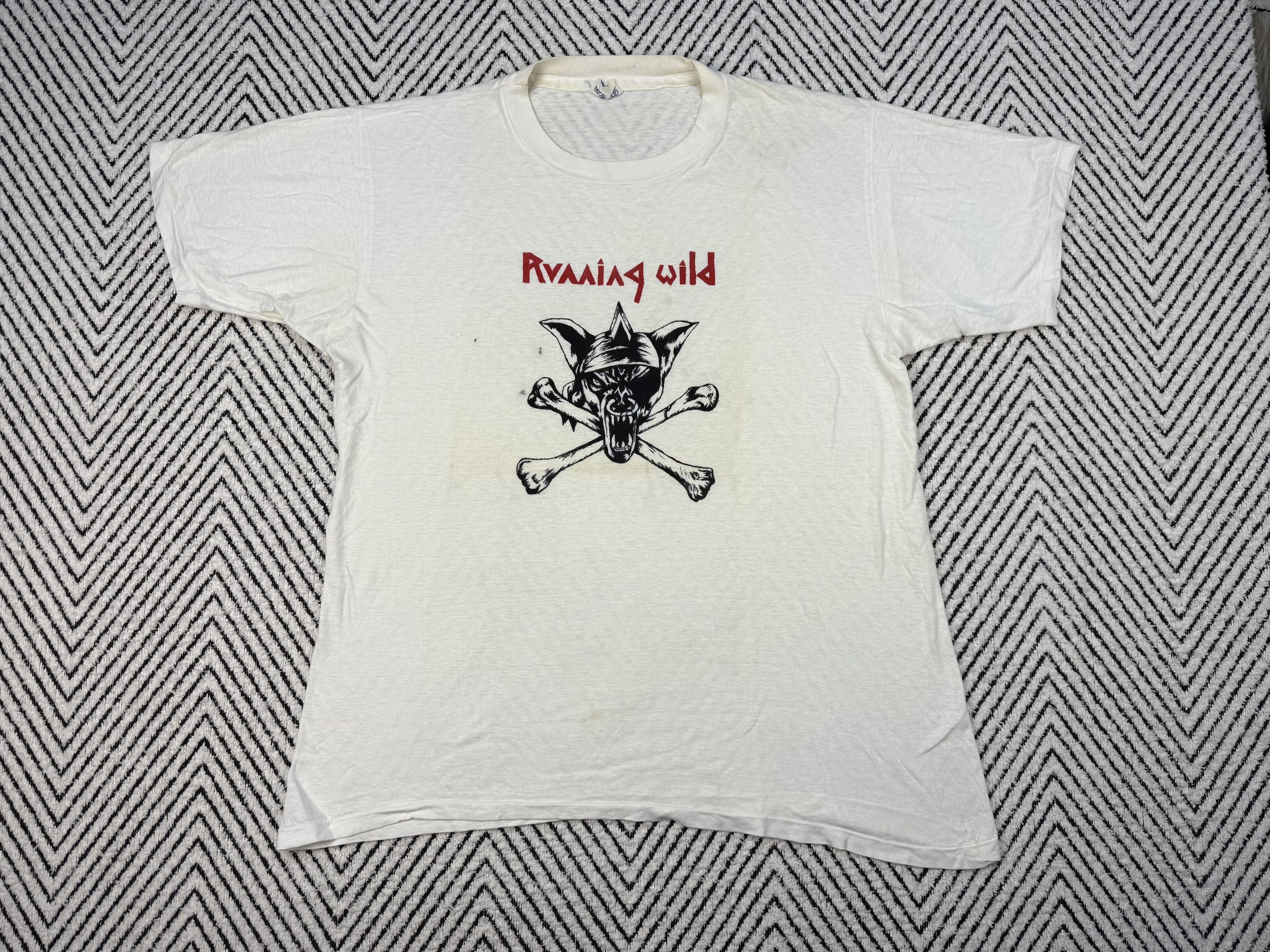 Band Rare Running Wild Vintage 80s T-Shirts, Hoodie, Sweatshirt