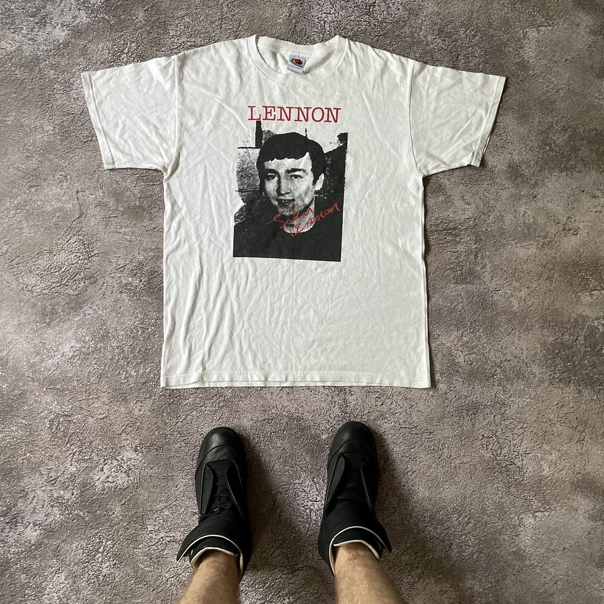 Vintage Y2k John Lennon Face Promo Devil Creepy Horror Tee Hoodie, Sweatshirt | PodTeesHub.com