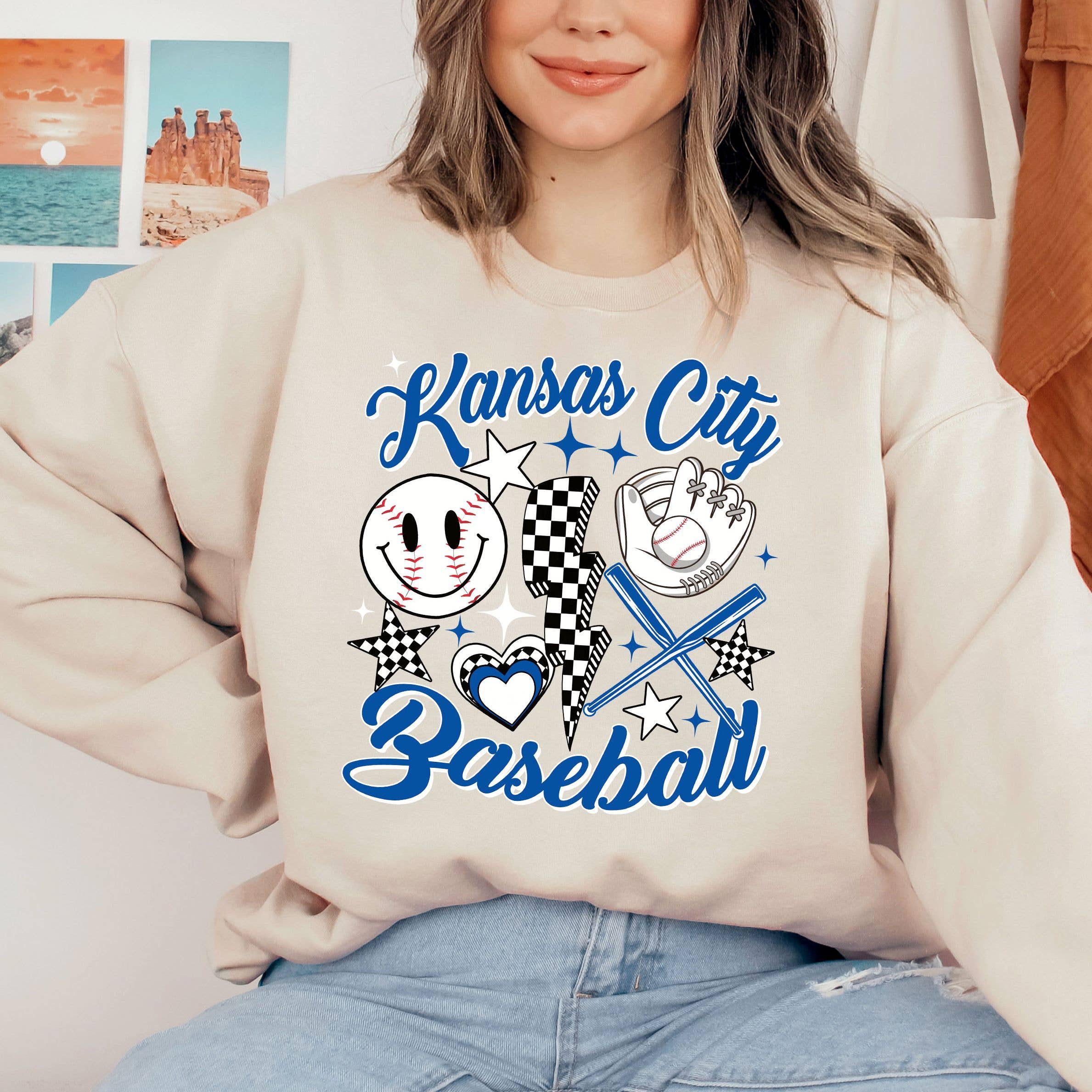 Retro Kansas City Royals Baseball Sweatshirt, Groovy Vintage T-Shirts, Hoodie | PodTeesHub.com