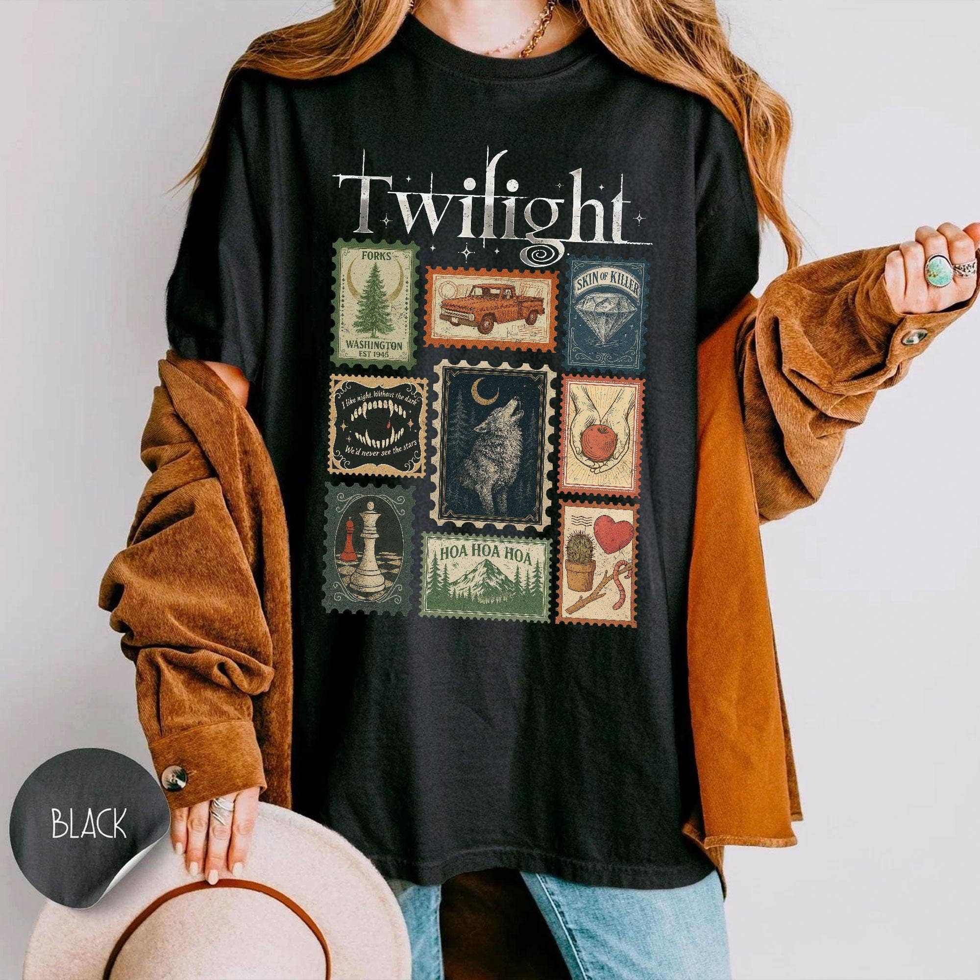 Forks Washington Tee, Book Lover Gift Hoodie, Sweatshirt | PodTeesHub.com