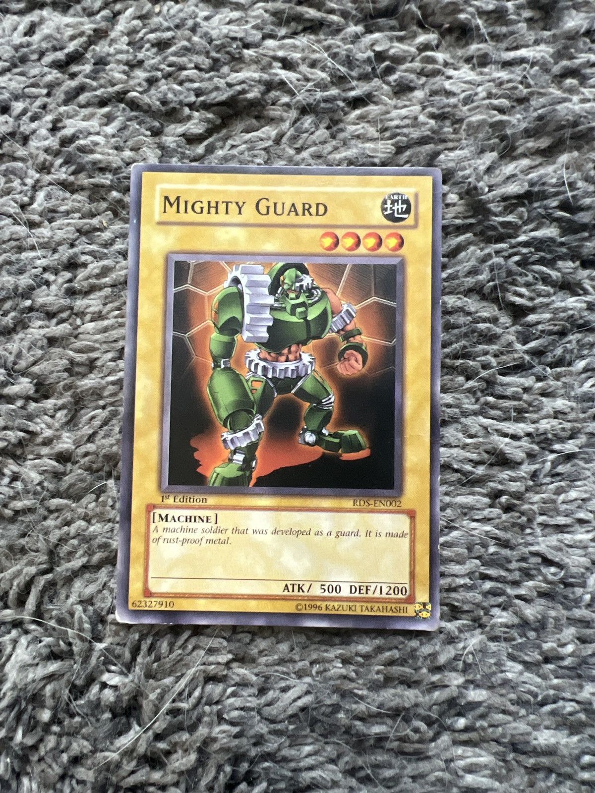 Vintage 1996 Konami Yu Gi Oh Mighty Guard Card T-Shirts, Hoodie, Sweatshirt