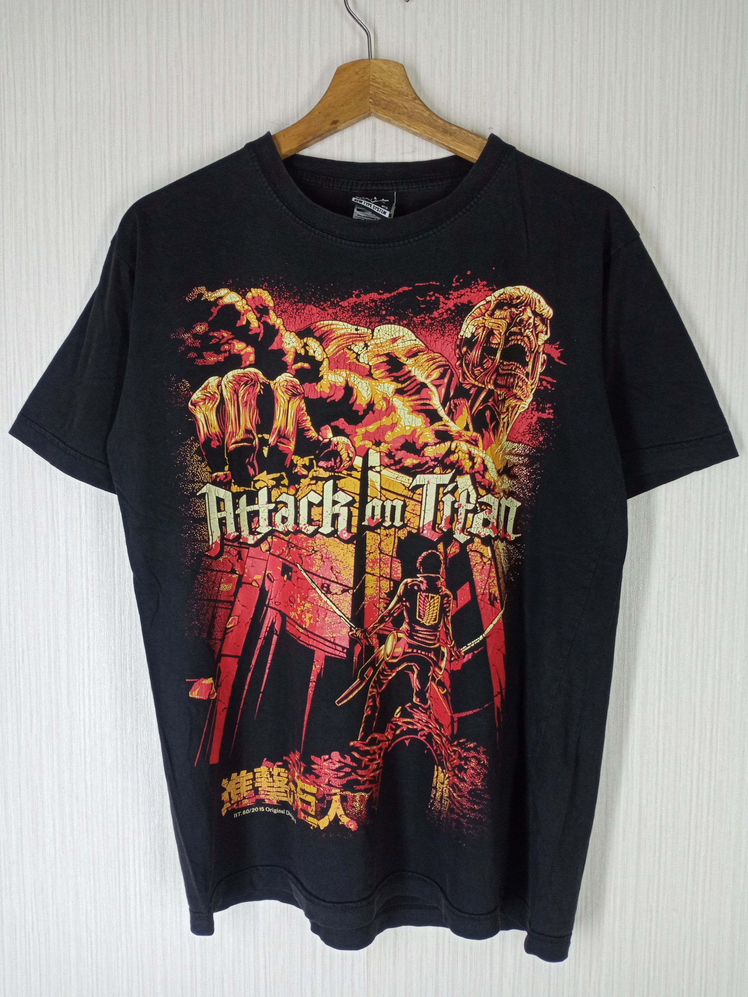 Anime Vintage Attack On Titan Tshirt Hoodie, Sweatshirt | PodTeesHub.com