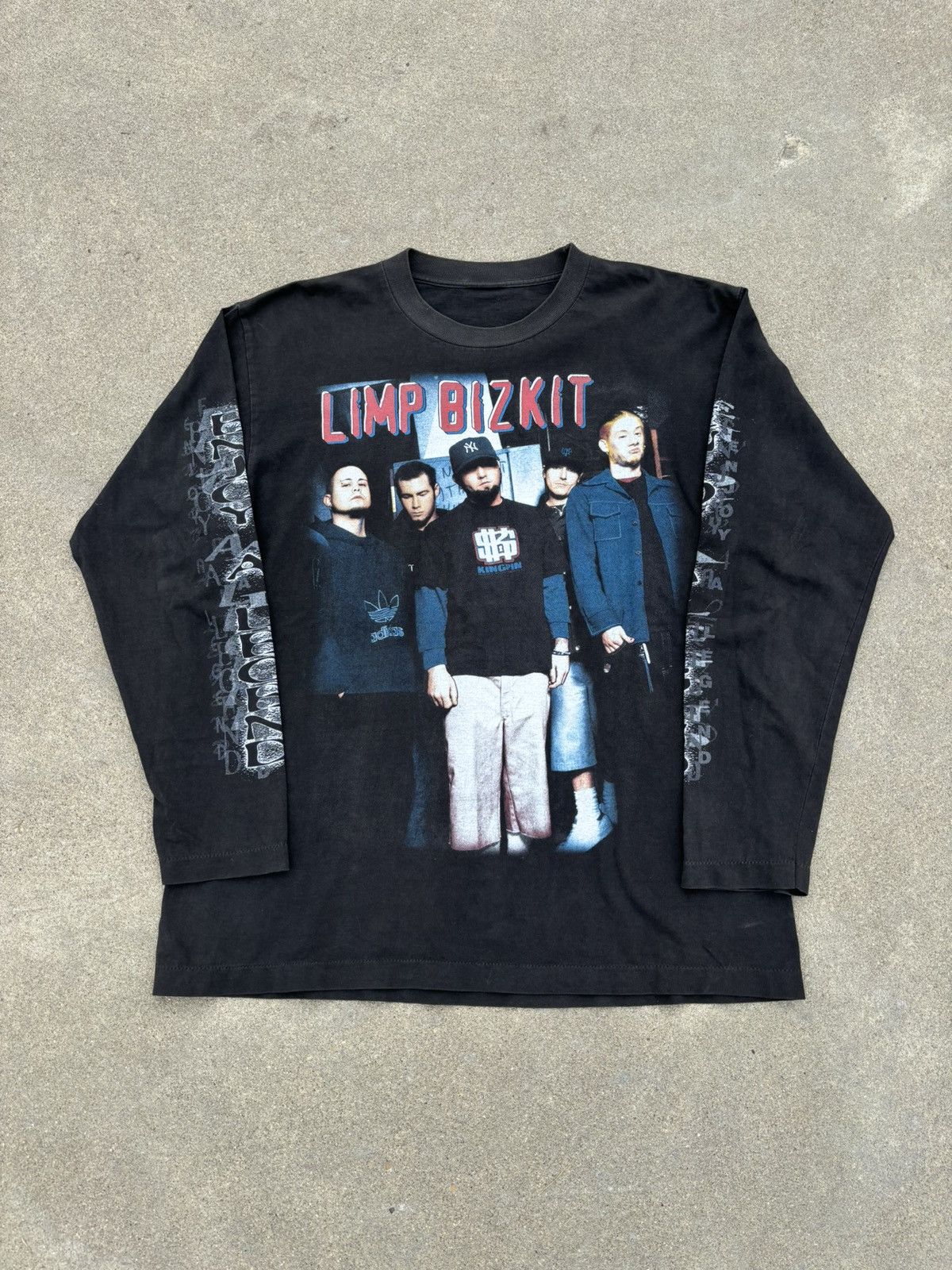 Band Tees Rare Vintage 90s Limp Bizkit Enjoy A Legend Ls Band T Shirt Hoodie, Sweatshirt | PodTeesHub.com