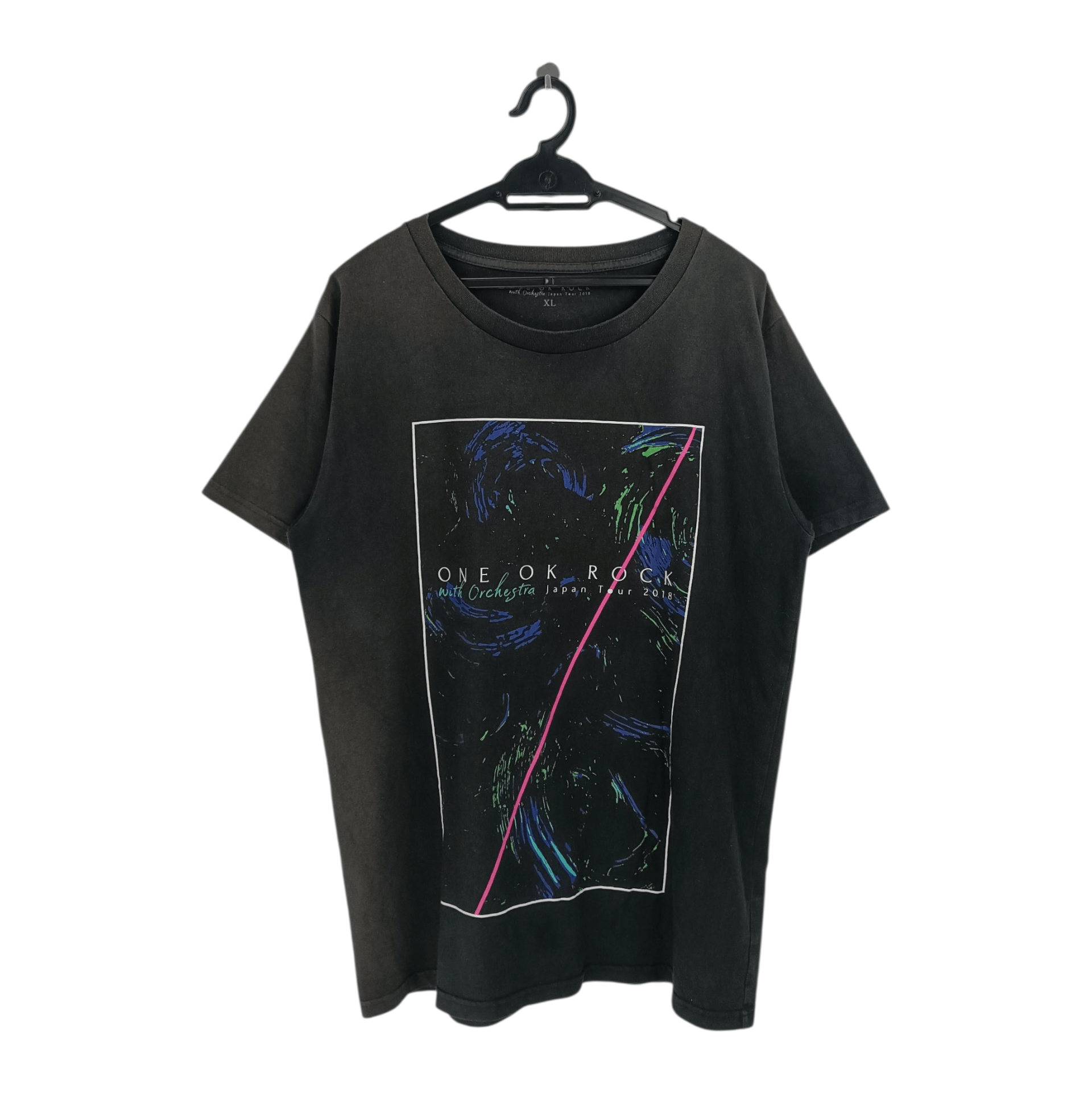 Band Tees Thrashed Faded Vintage One Ok Rock Tour Tee Radwimps Gnu Hoodie, Sweatshirt | PodTeesHub.com