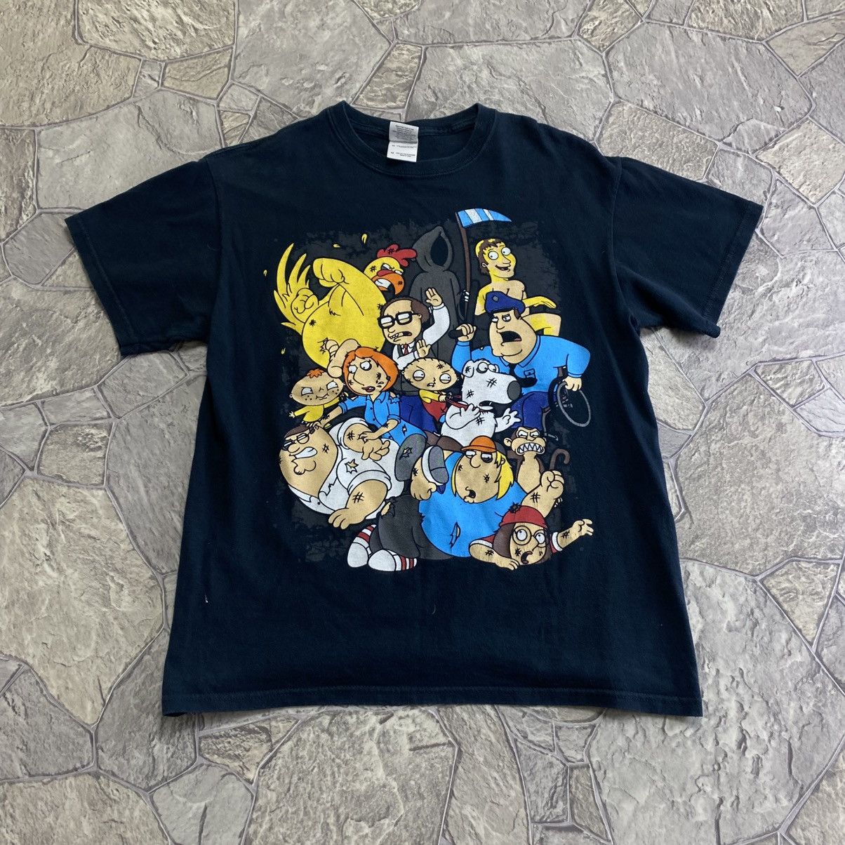 Other Family Guy Characters T Shirt Blue No Tag Big Logo Hoodie, Sweatshirt | PodTeesHub.com