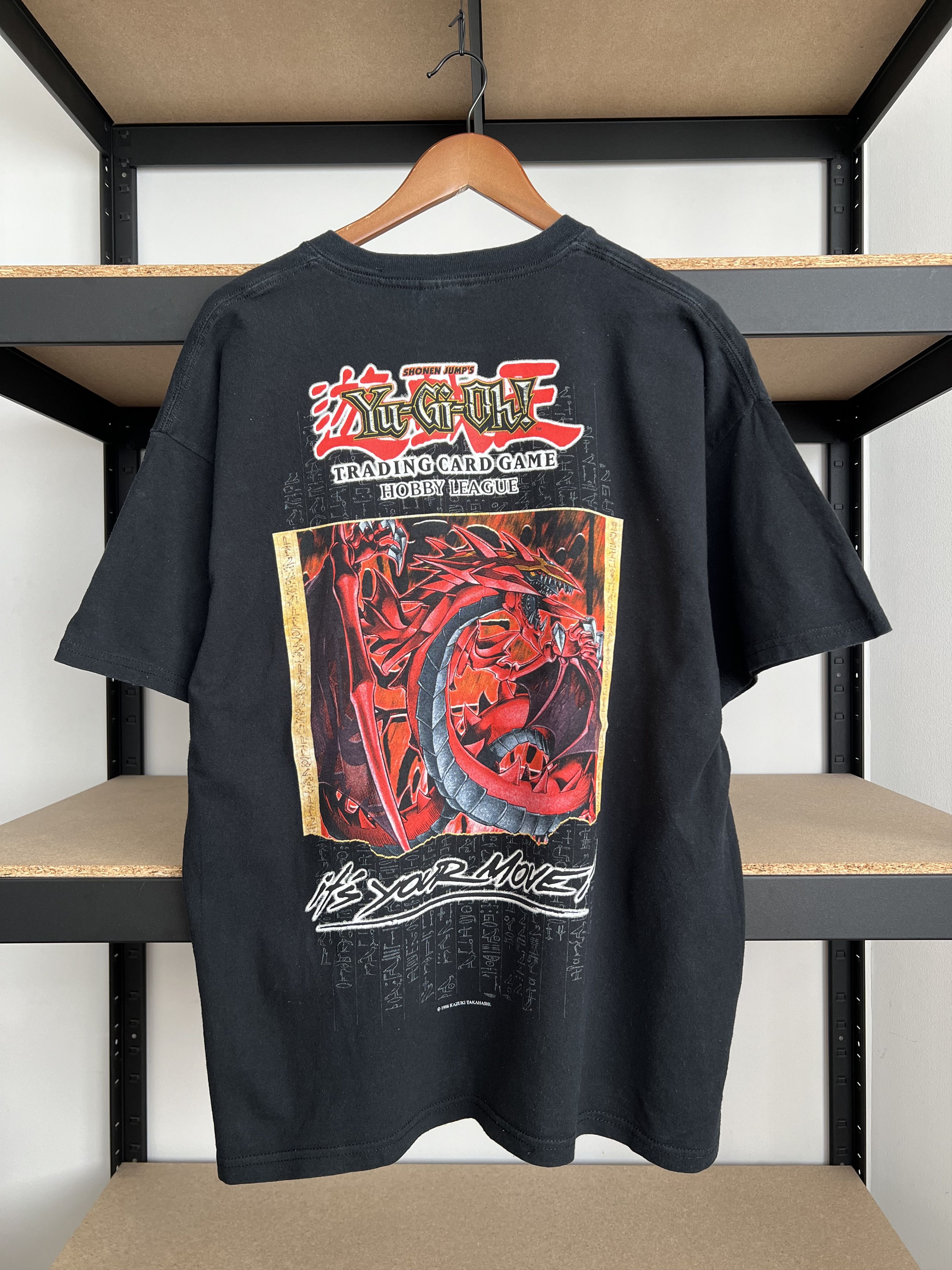 Anime Vintage 1996 Yu Gi Oh Trading Card Game Anime Black T Shirt Hoodie, Sweatshirt | PodTeesHub.com
