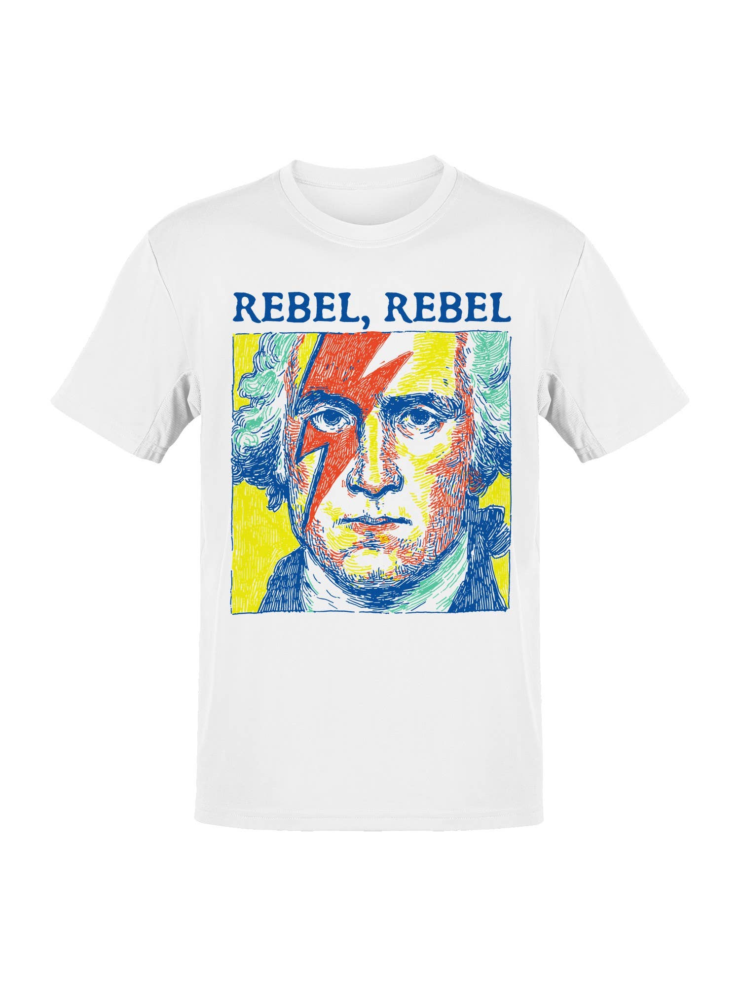 Rebel Art Tribute: Iconic Lightning Men's T-Shirt Hoodie, Sweatshirt | PodTeesHub.com