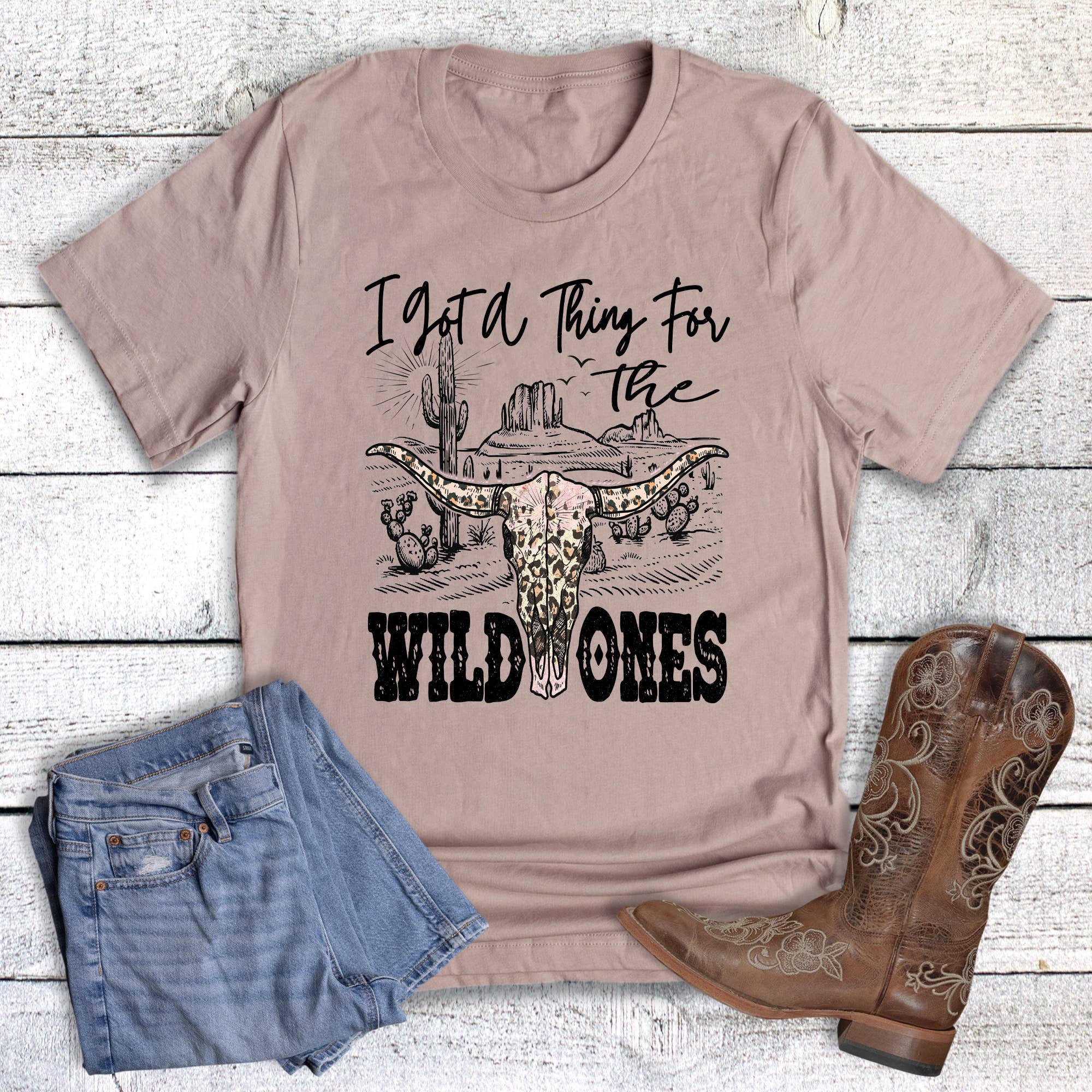 Western Got A Thing For the Wild Ones Graphic Tee Hoodie, Sweatshirt | PodTeesHub.com
