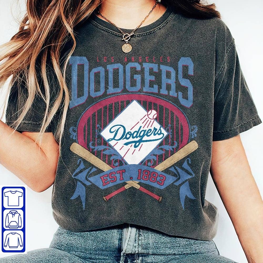 Vintage Mlb Los Angeles Dodgers Baseball Fan Shirt Hoodie, Sweatshirt | PodTeesHub.com