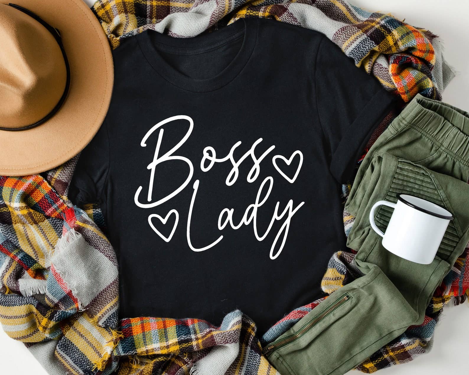Boss Lady T-Shirt Hoodie, Sweatshirt | PodTeesHub.com