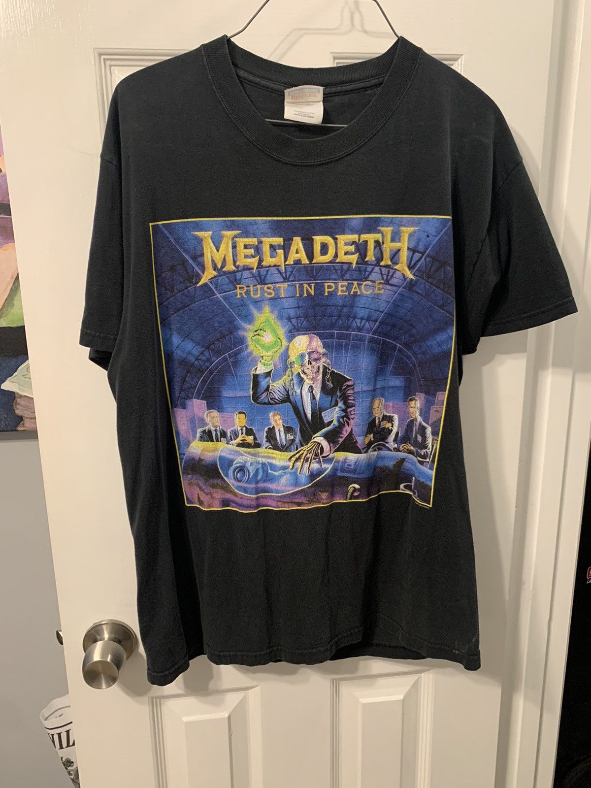 Vintage 2004 Megadeth Rust In Peace Band Tee Hoodie, Sweatshirt | PodTeesHub.com