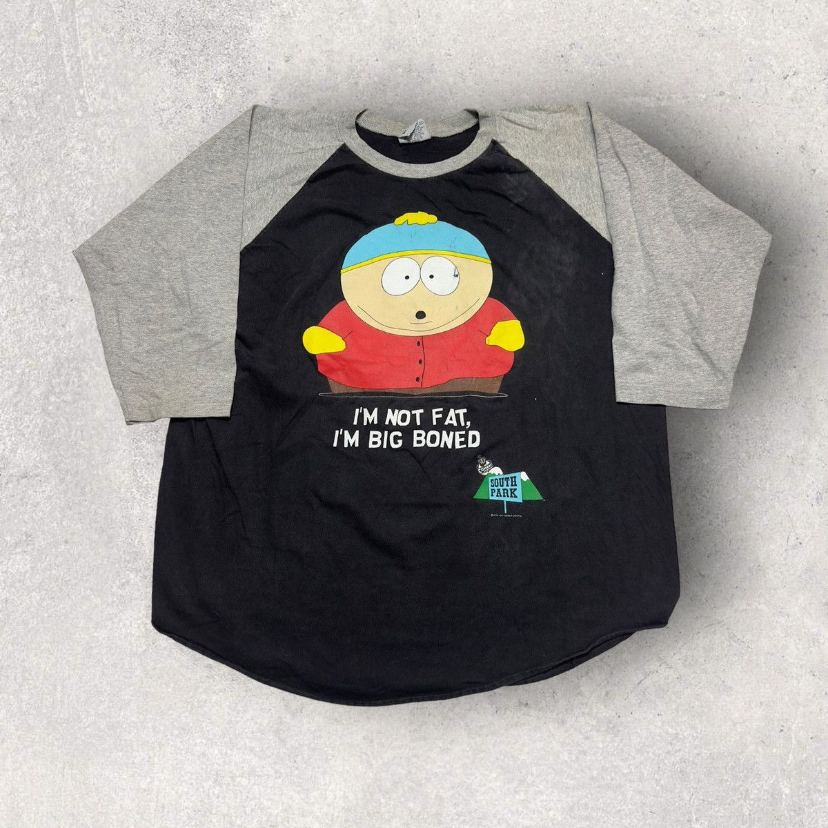 Vintage South Park Eric Cartman Raglan Tee Hoodie, Sweatshirt | PodTeesHub.com