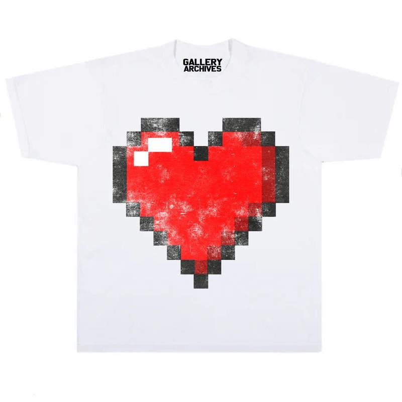 8BIT HEARTS TEE Hoodie, Sweatshirt | PodTeesHub.com