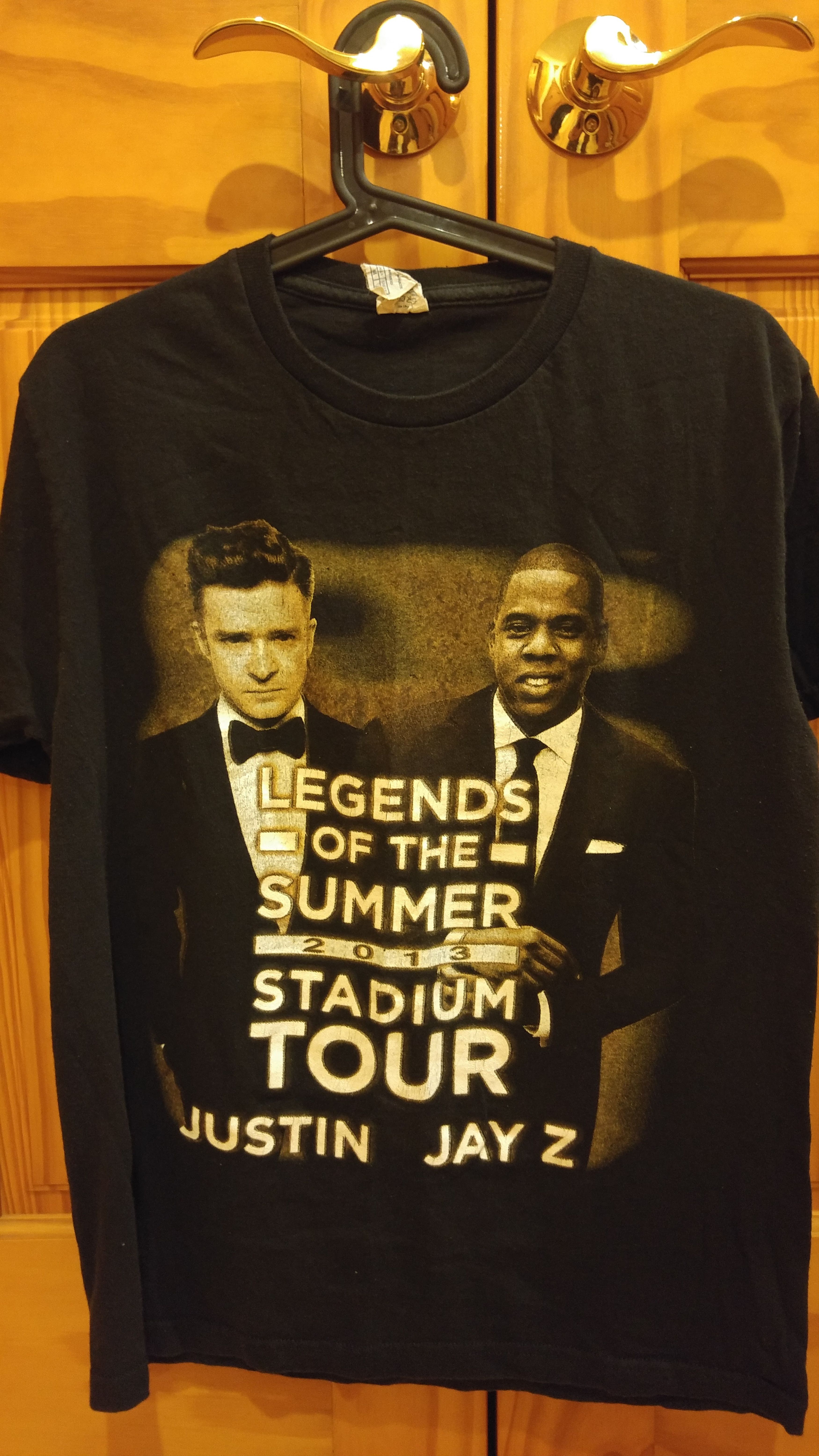 Band Tees Jay Z Justin Timberlake Legends Stadium Band Concert Tour Tee Size Medium Hoodie, Sweatshirt | PodTeesHub.com