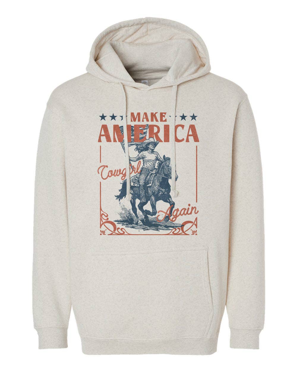 Make America Cowgirl Again Hoodie T-Shirts, Sweatshirt | PodTeesHub.com