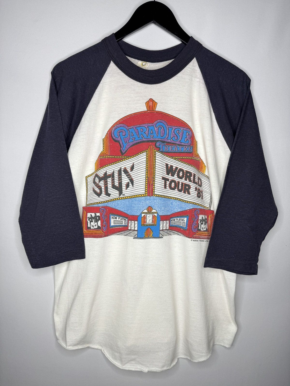 Vintage 1981 Styx World Tour Band Tee Shirt Hoodie, Sweatshirt | PodTeesHub.com