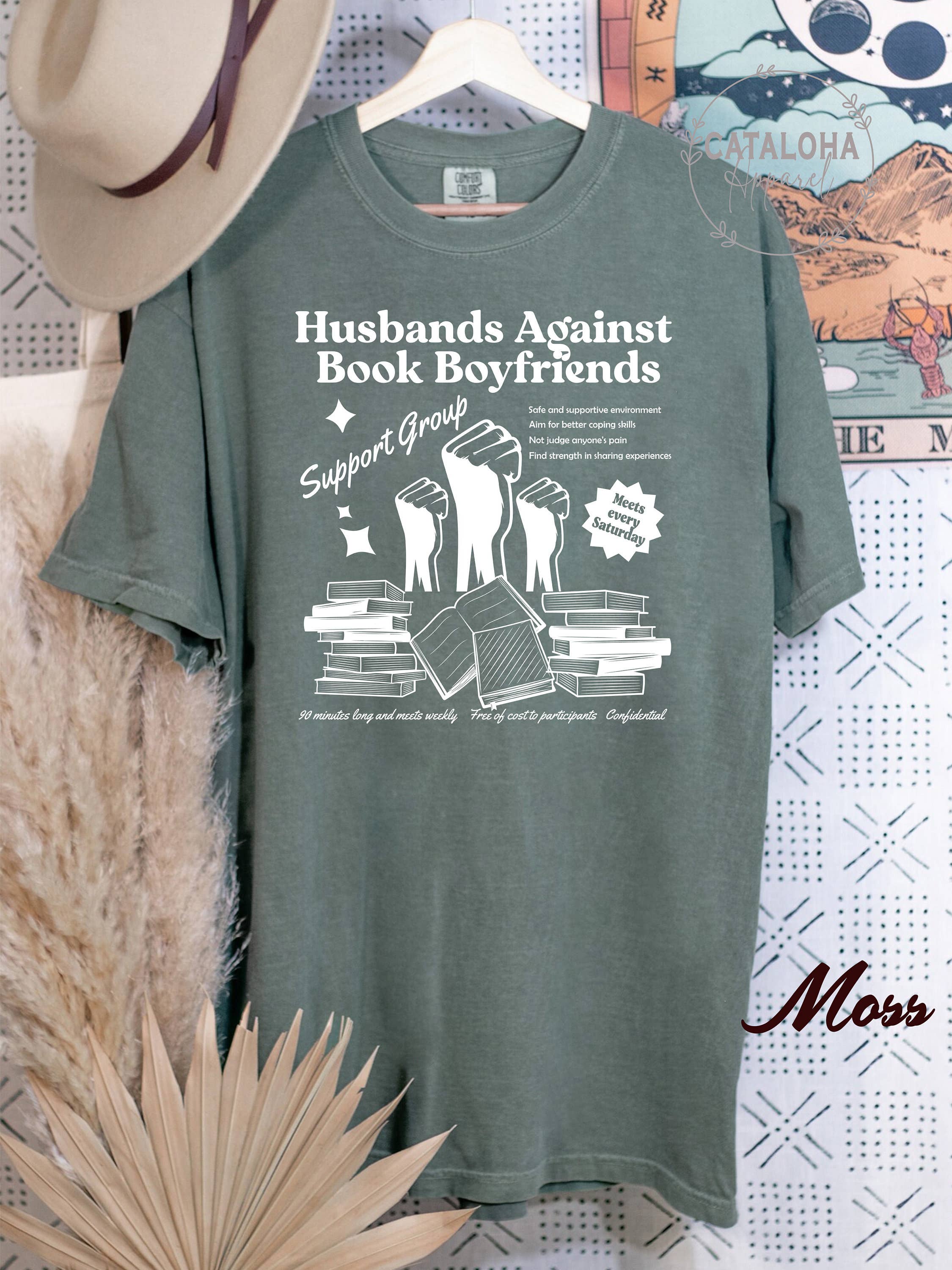 Husbands Against Book Boyfriends Club Funny Bookish Shirt Hoodie, Sweatshirt | PodTeesHub.com