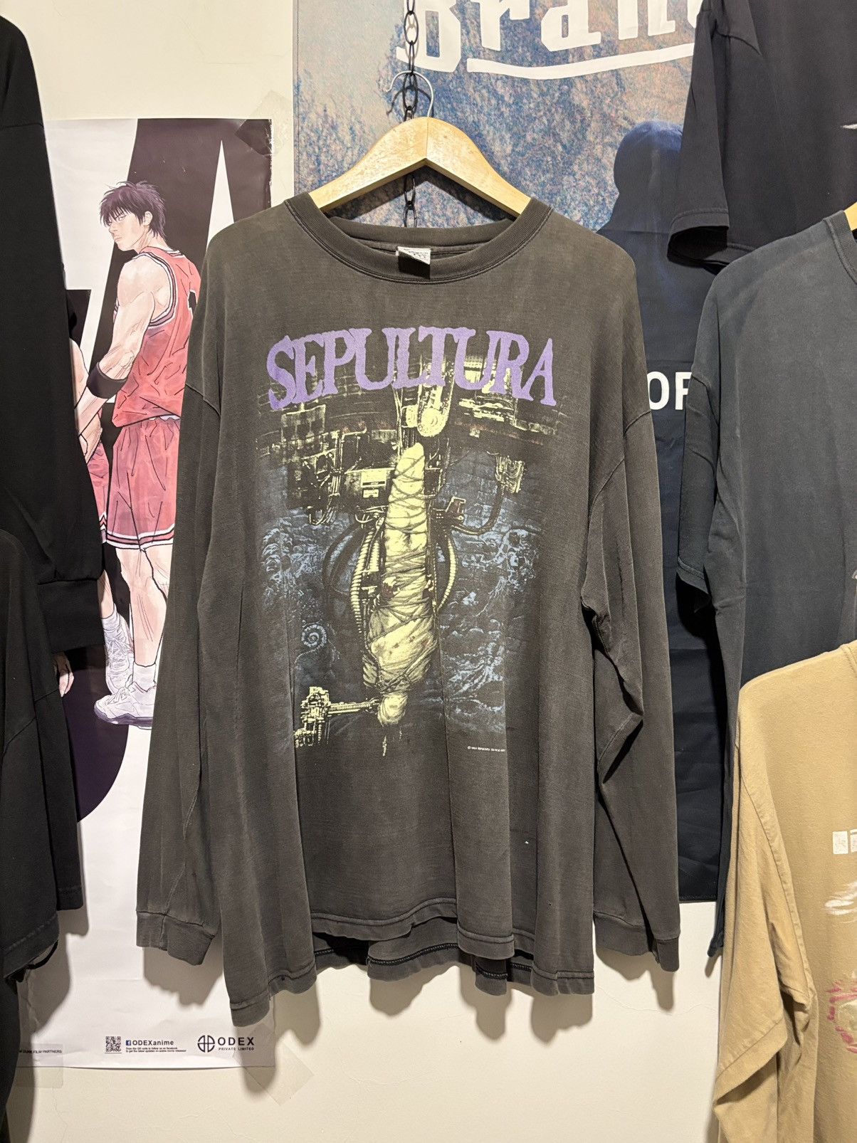 Vintage Sepultura Chaos A D Blue Grape Rare T-Shirts, Hoodie, Sweatshirt | PodTeesHub.com