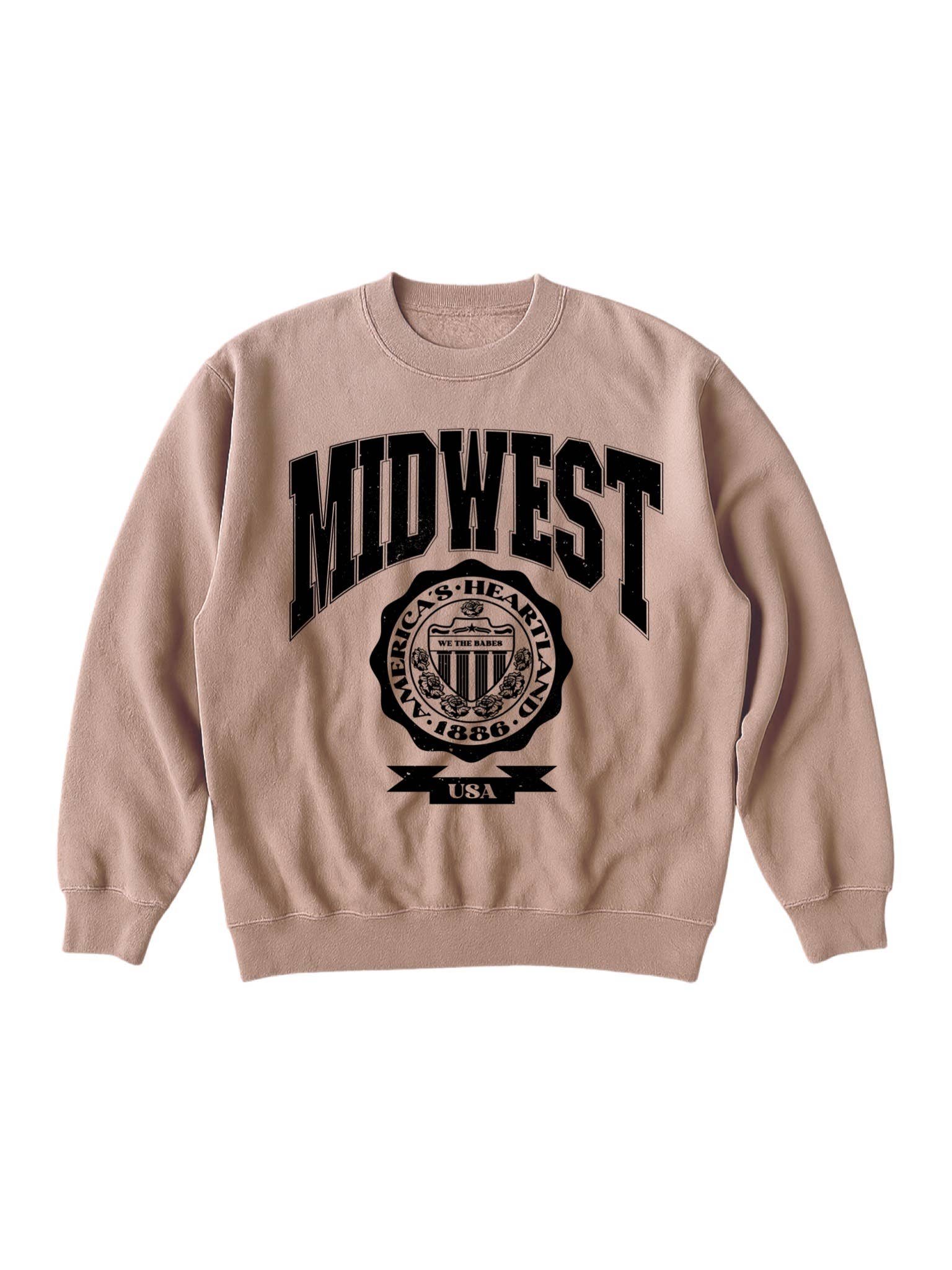 Midwest Women’S Trendy Graphic Sweatshirt - Pebble T-Shirts, Hoodie | PodTeesHub.com