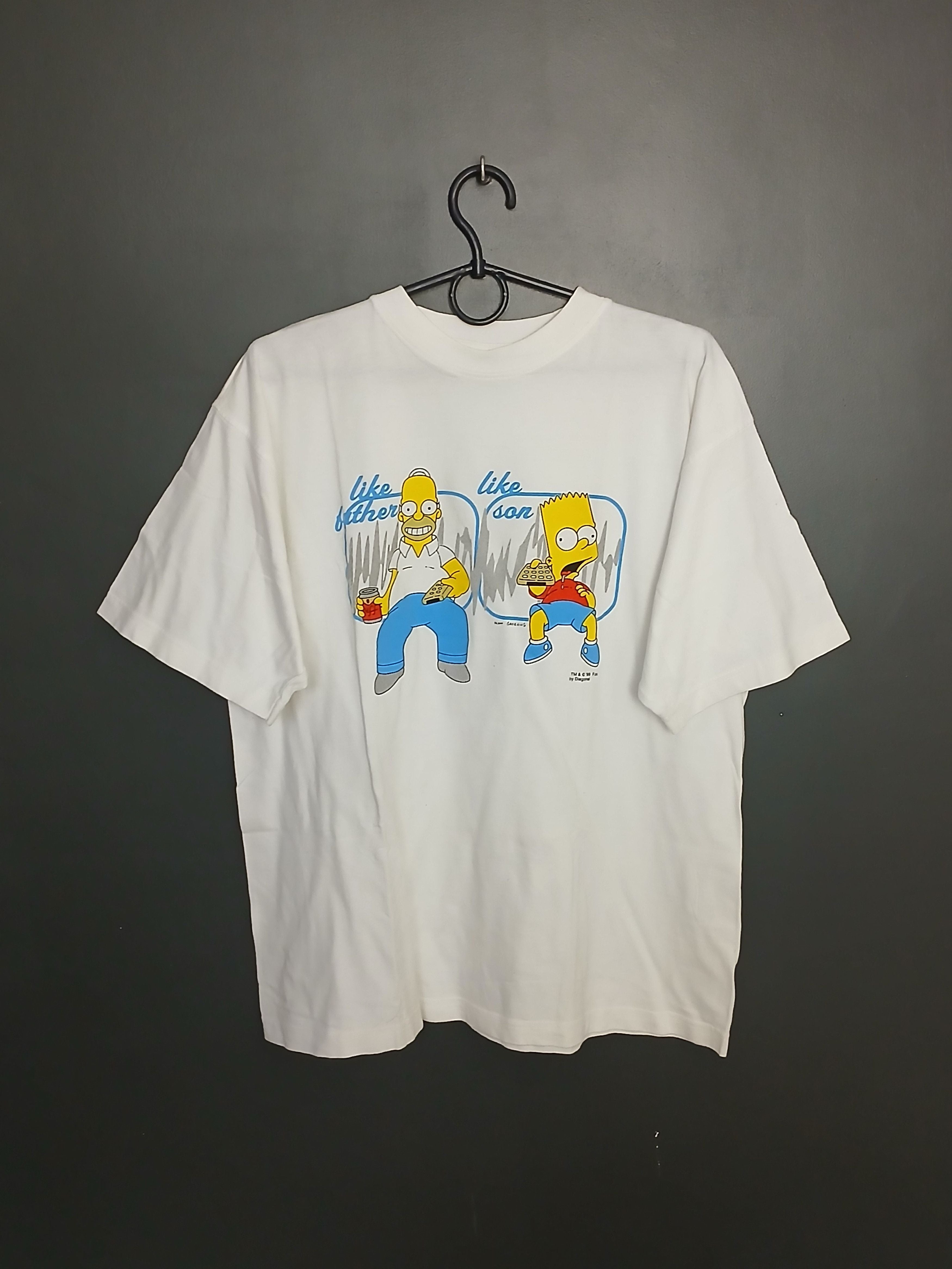 Vintage 1999 The Simpsons T Shirt Hoodie, Sweatshirt | PodTeesHub.com