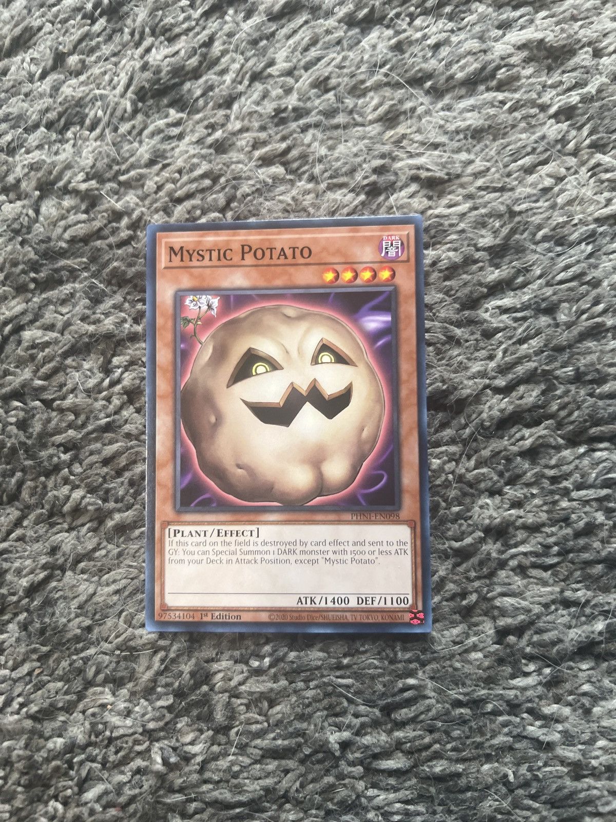 Hypebeast 2020 Konami Yu Gi Oh Mystic Potato Card T-Shirts, Hoodie, Sweatshirt