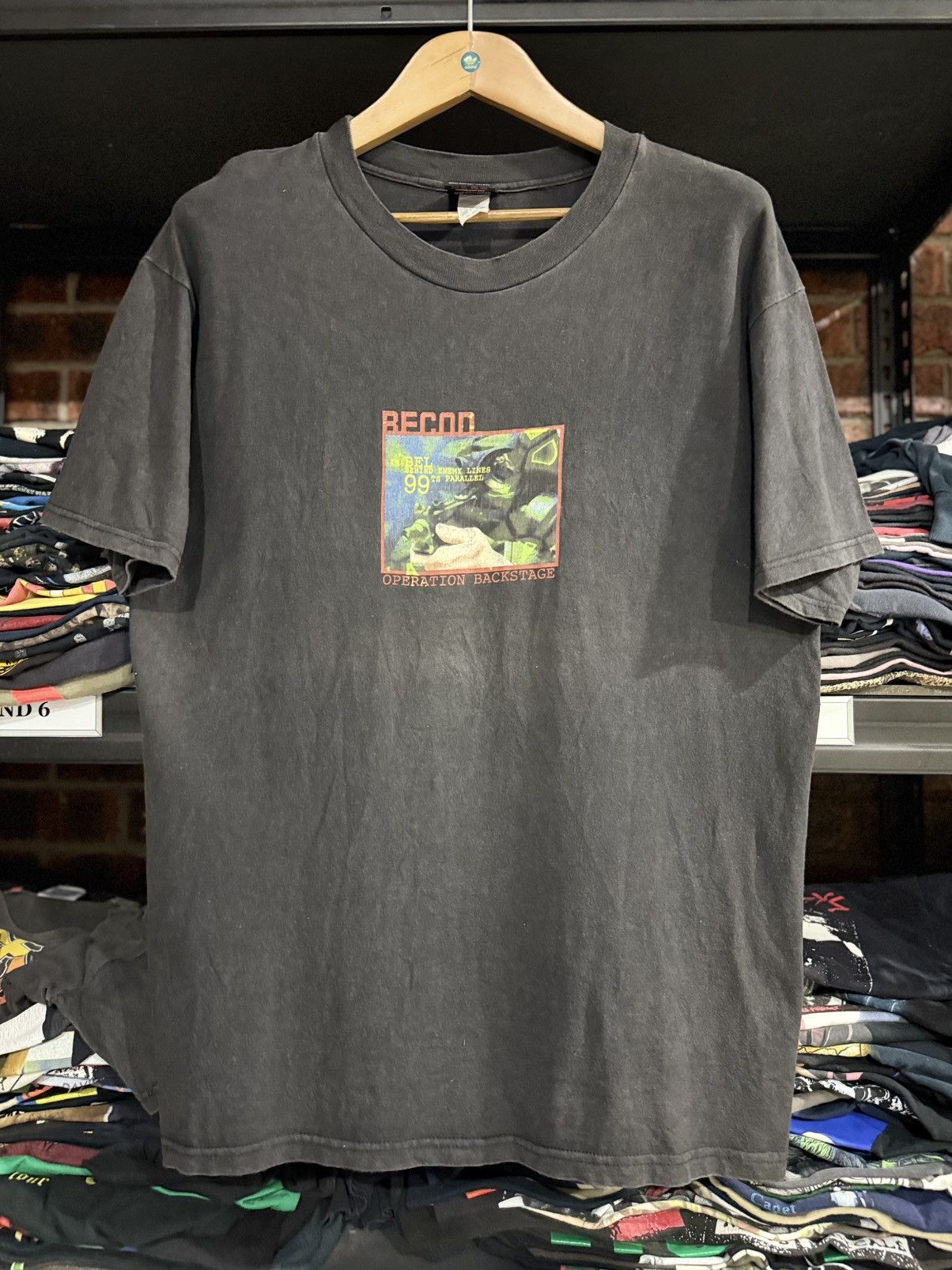 Vintage Recon Optic Gaming Operation Backstage Faded Tee Hoodie, Sweatshirt | PodTeesHub.com