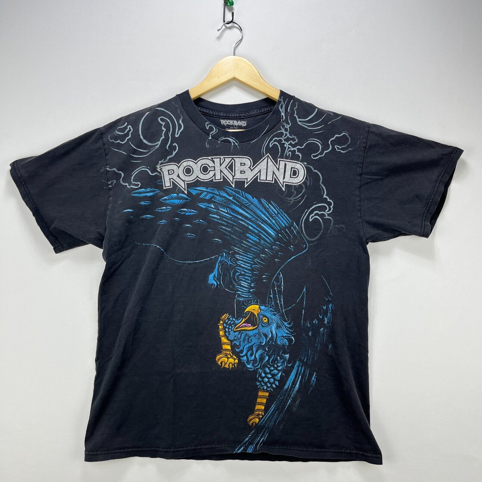 Vintage Y2k Rock Band Game Xbox Playstation Large Guitar T-Shirts, Hoodie, Sweatshirt | PodTeesHub.com