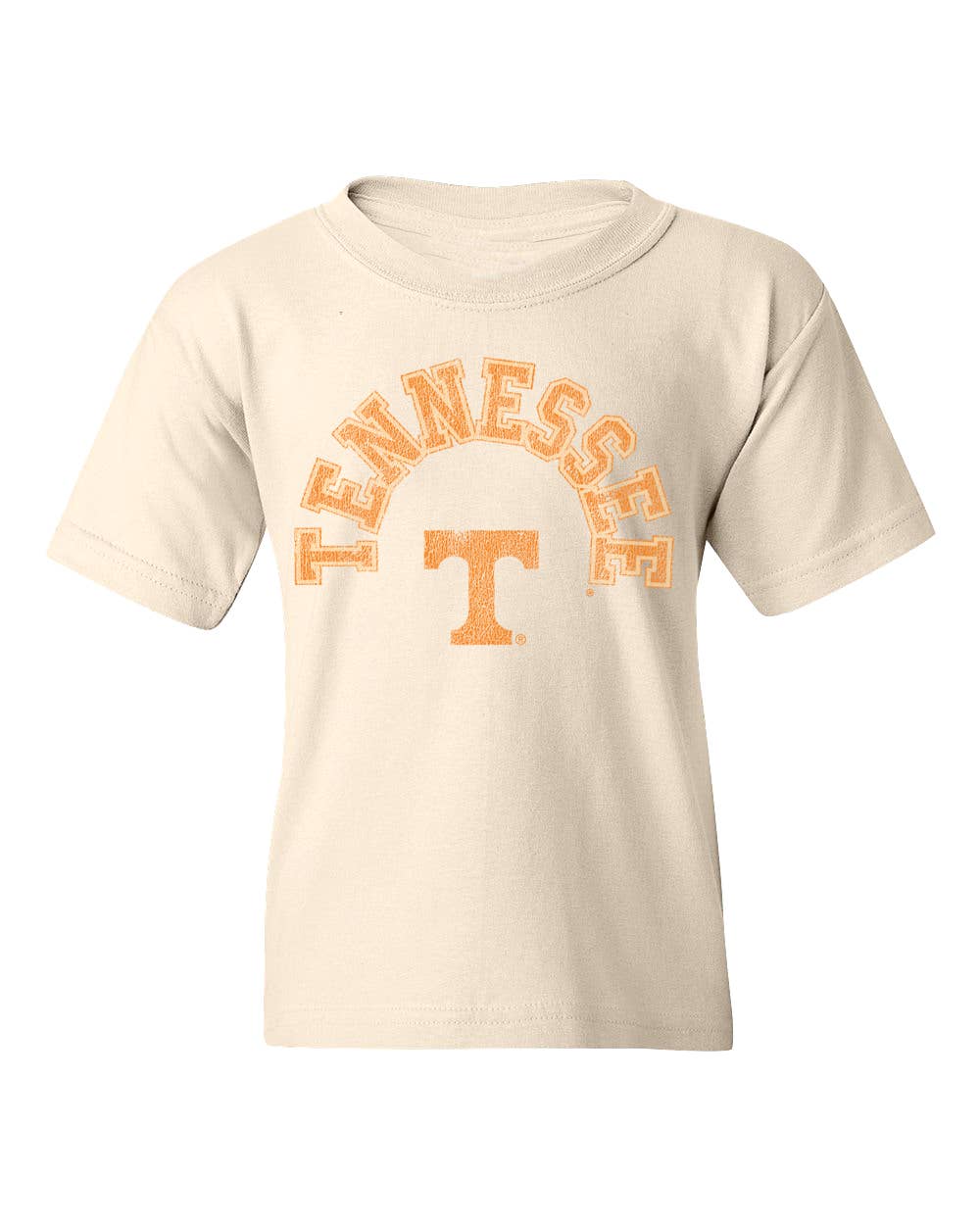 Children's Tennessee Vols Mega Arch Cream Tee Hoodie, Sweatshirt | PodTeesHub.com
