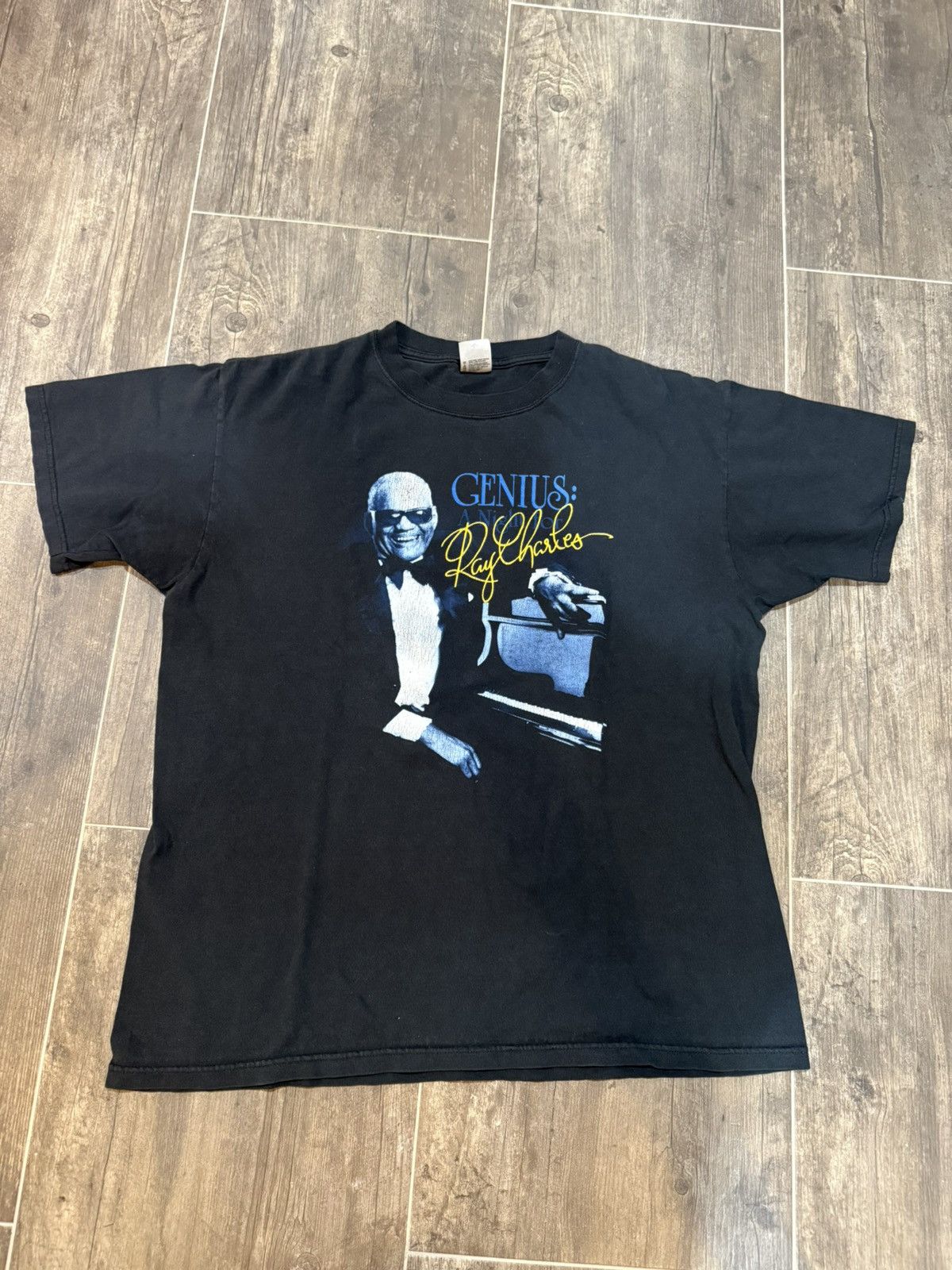Vintage Genius Ray Charles Commemoration Concert Tee Hoodie, Sweatshirt | PodTeesHub.com