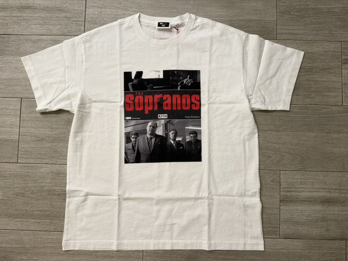 Kith The Sopranos Family Redefined Vintage Tee White Sz L Hoodie, Sweatshirt | PodTeesHub.com