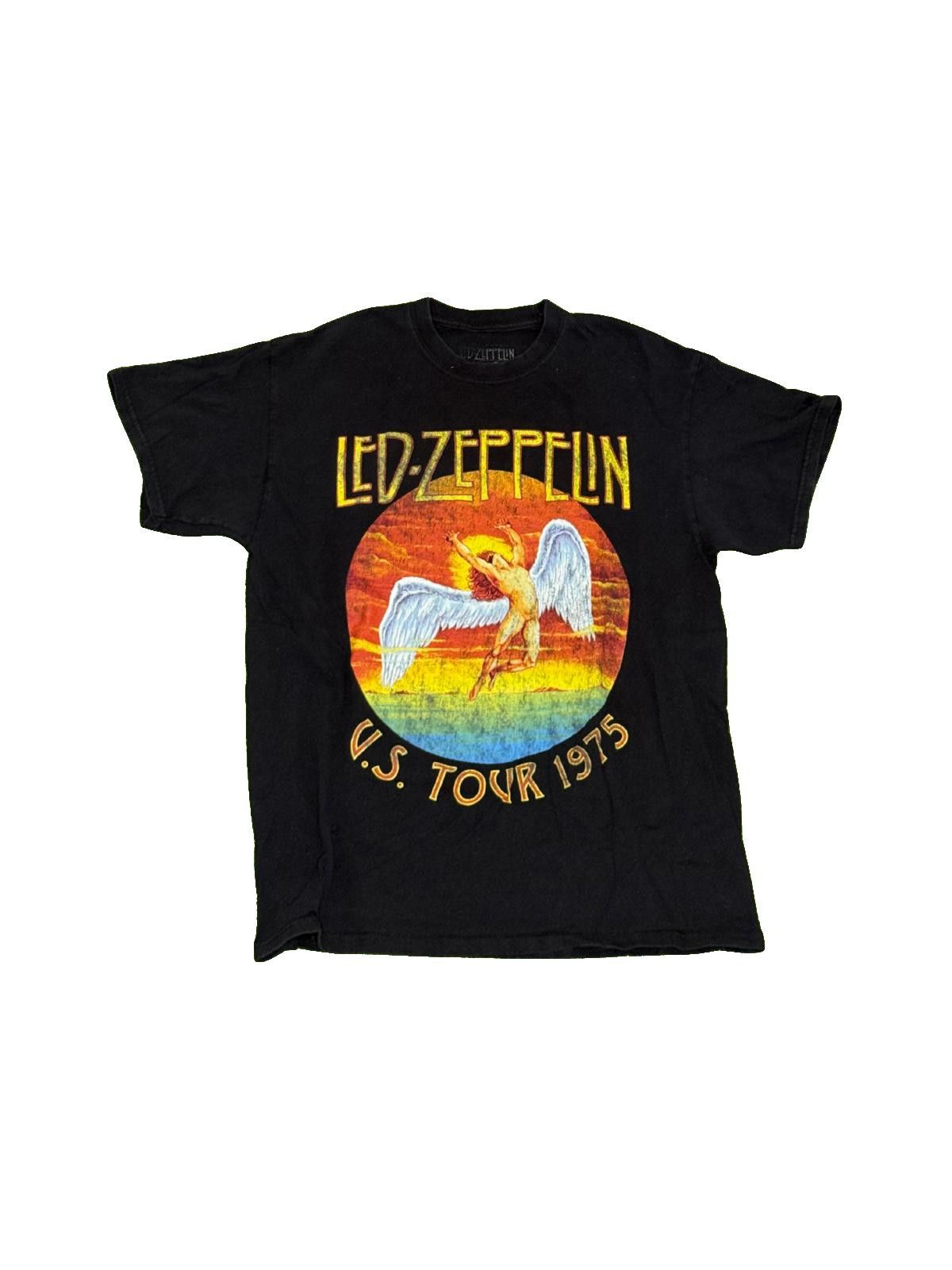 Zeppelin Led Zeppelin 1975 Tour T Shirt Hoodie, Sweatshirt | PodTeesHub.com