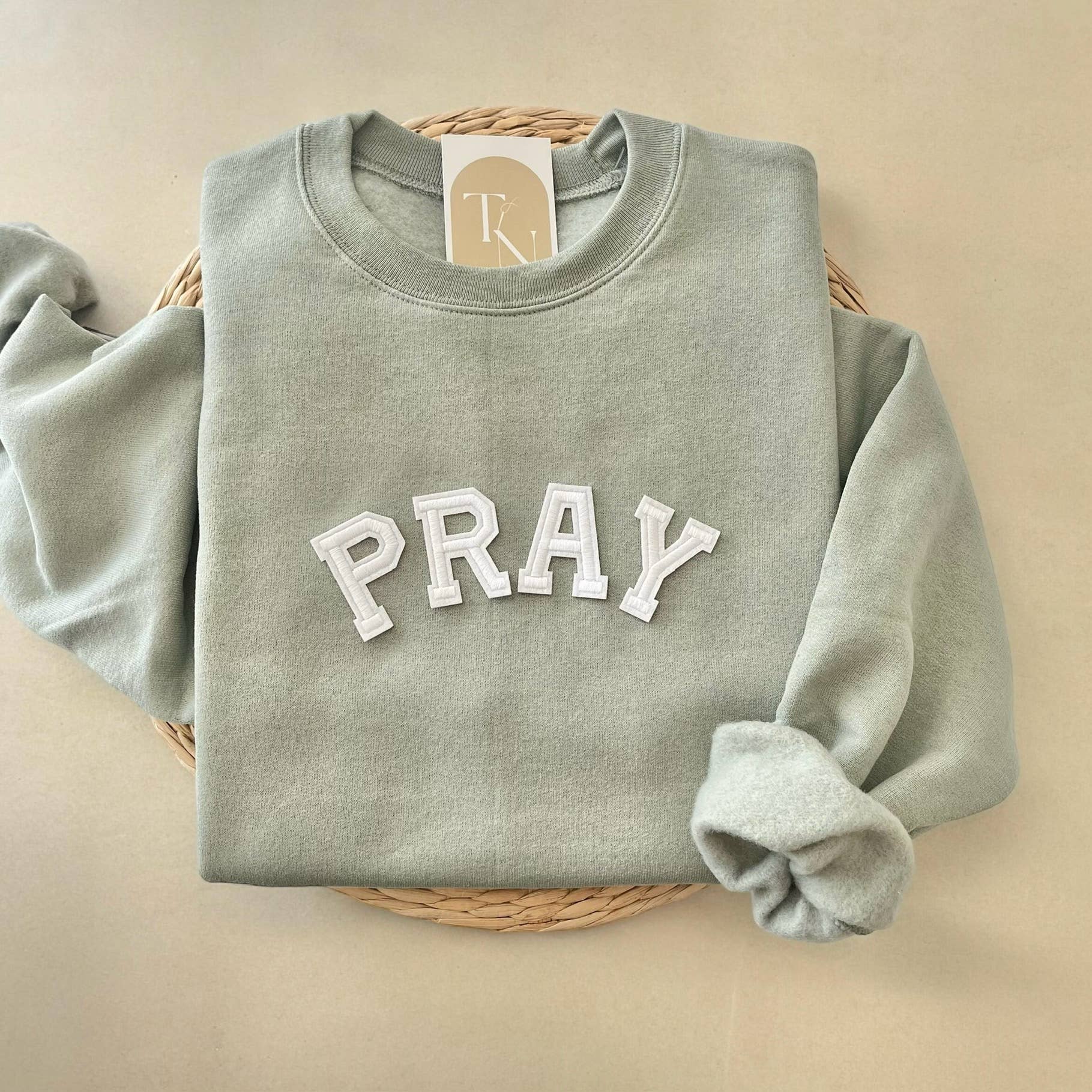 Pray Crewneck Sweatshirt, Christian Gifts T-Shirts, Hoodie | PodTeesHub.com