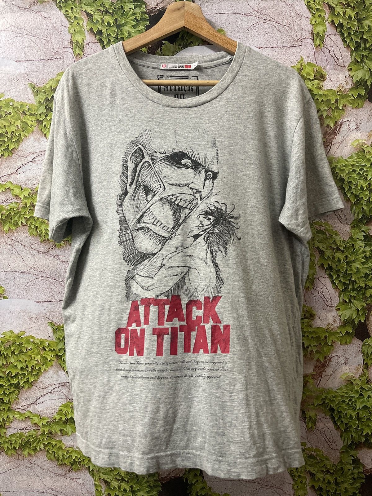 Japanese Brand X Uniqlo Attack On Titan X Uniqlo Japan Design Very Rare T-Shirts, Hoodie, Sweatshirt | PodTeesHub.com