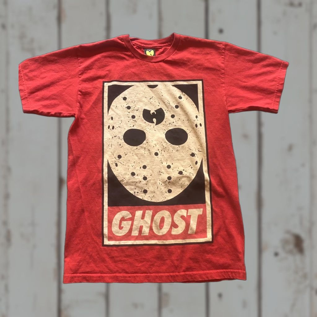 Vintage The Limited Wu Wear Ghostface Killah Jason Mask T Shirt Hip Hop Tee Size S Red Mens Hoodie, Sweatshirt