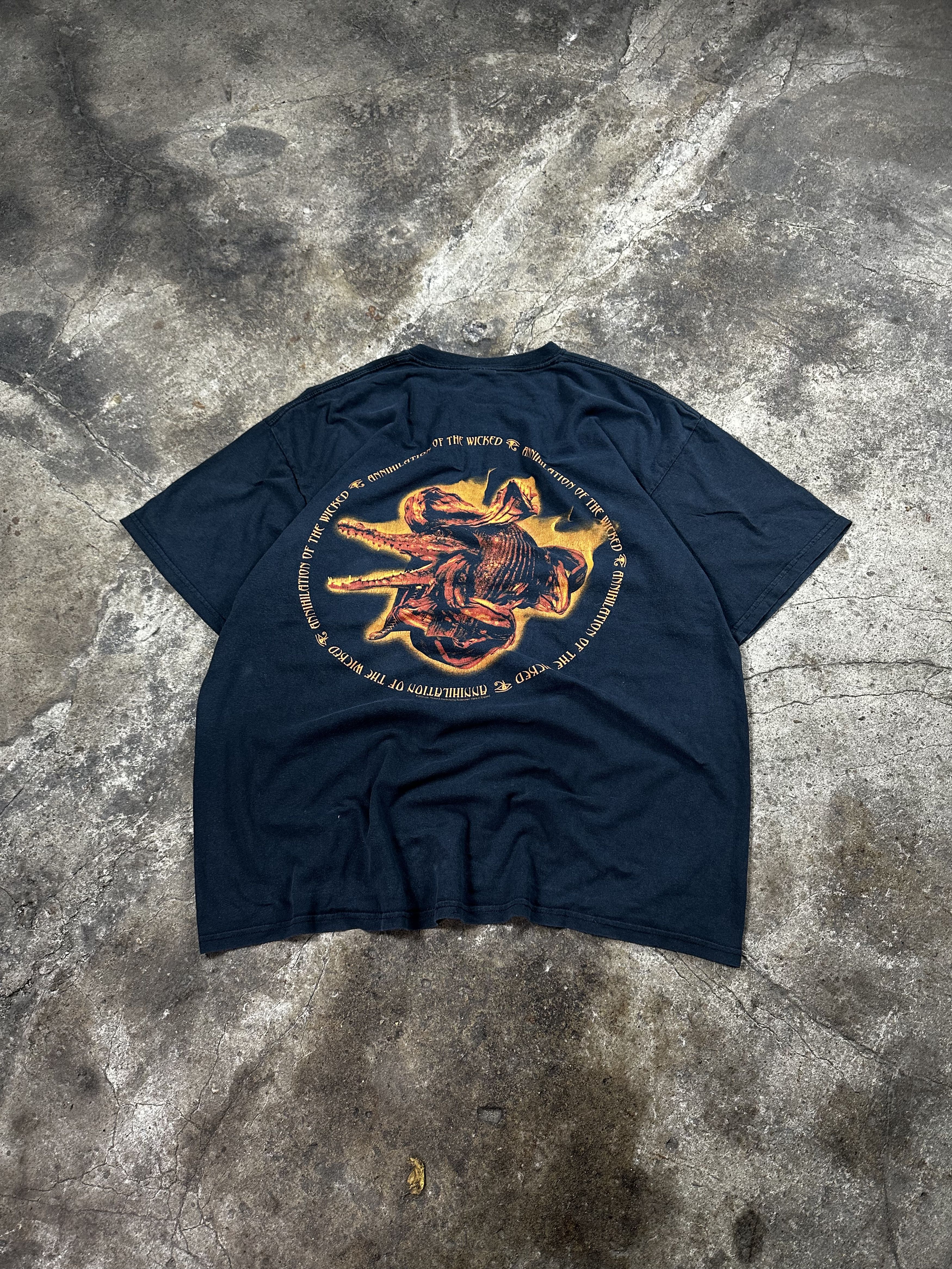 Band Tees 2005 Nile Annihilation Of The Wicked Death Metal T Shirt Hoodie, Sweatshirt | PodTeesHub.com