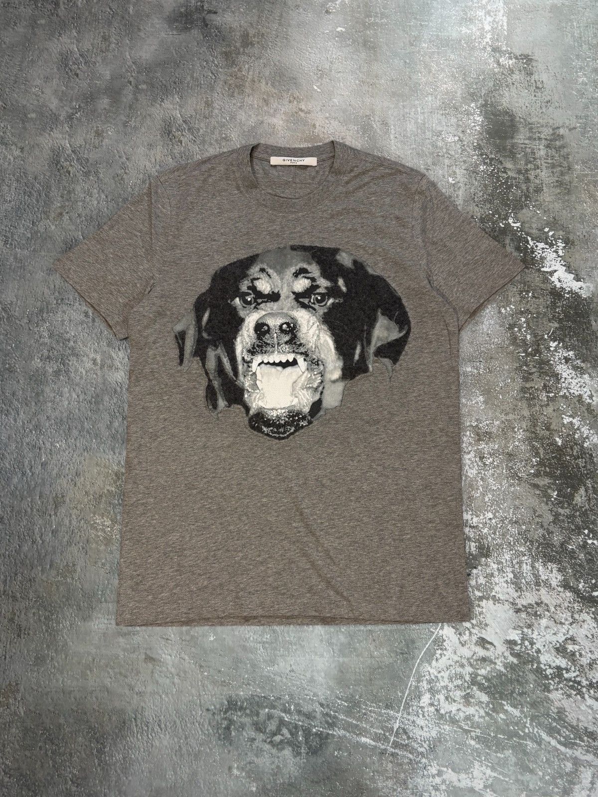 Givenchy Rottweiler T Shirt Riccardo Tisci Gray Size Xs Hoodie, Sweatshirt | PodTeesHub.com
