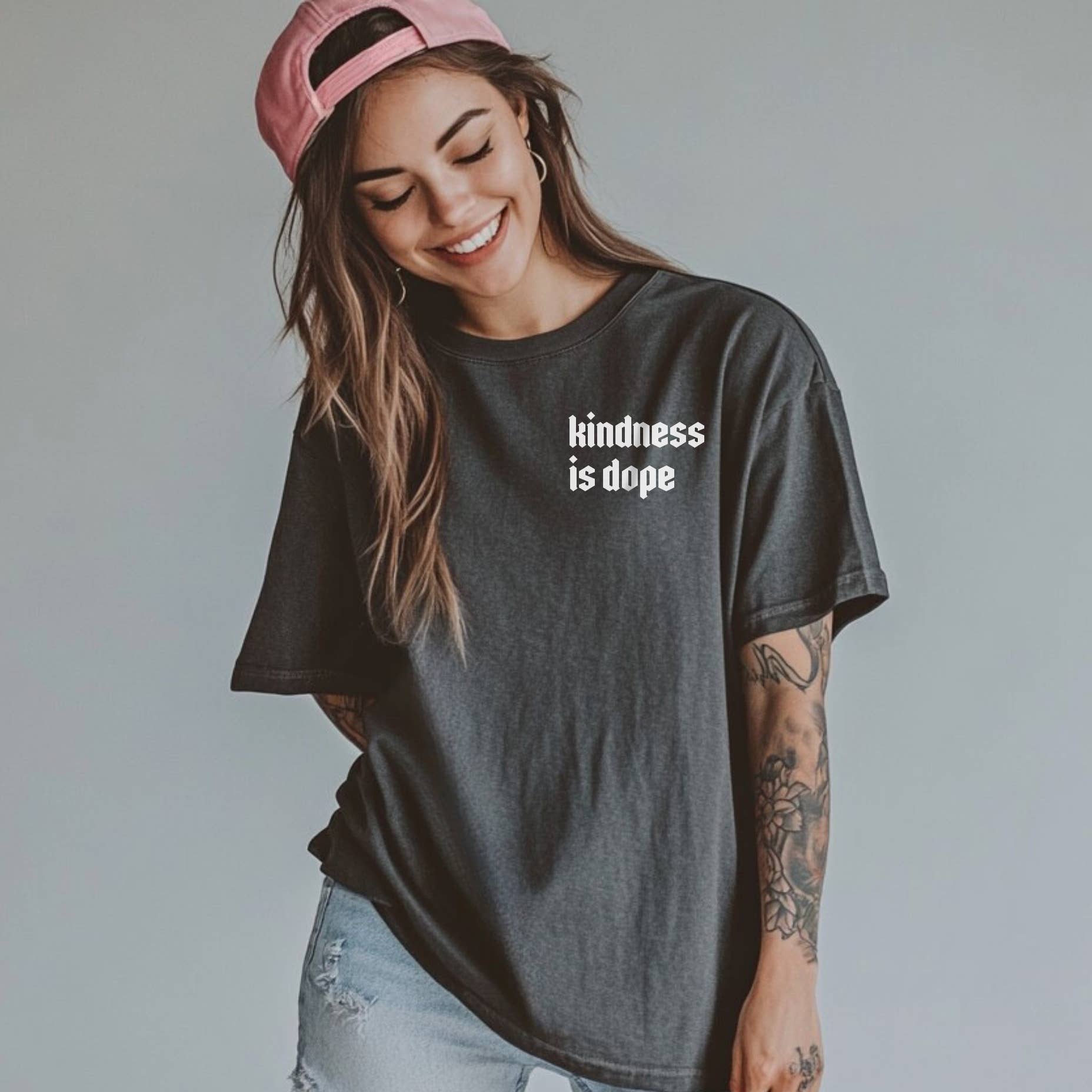 Kindness Is Dope Graphic Tee, Be Kind Shirt, Be Kind Tee Hoodie, Sweatshirt | PodTeesHub.com