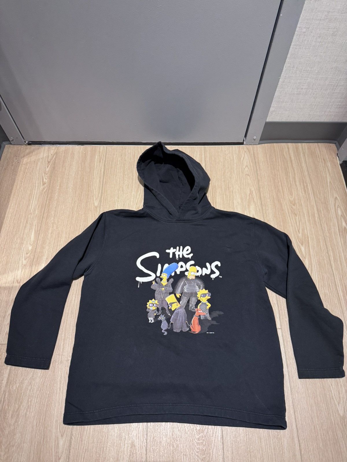 Simpsons Balenciaga The Simpsons Hoodie Cropped T-Shirts, Sweatshirt | PodTeesHub.com