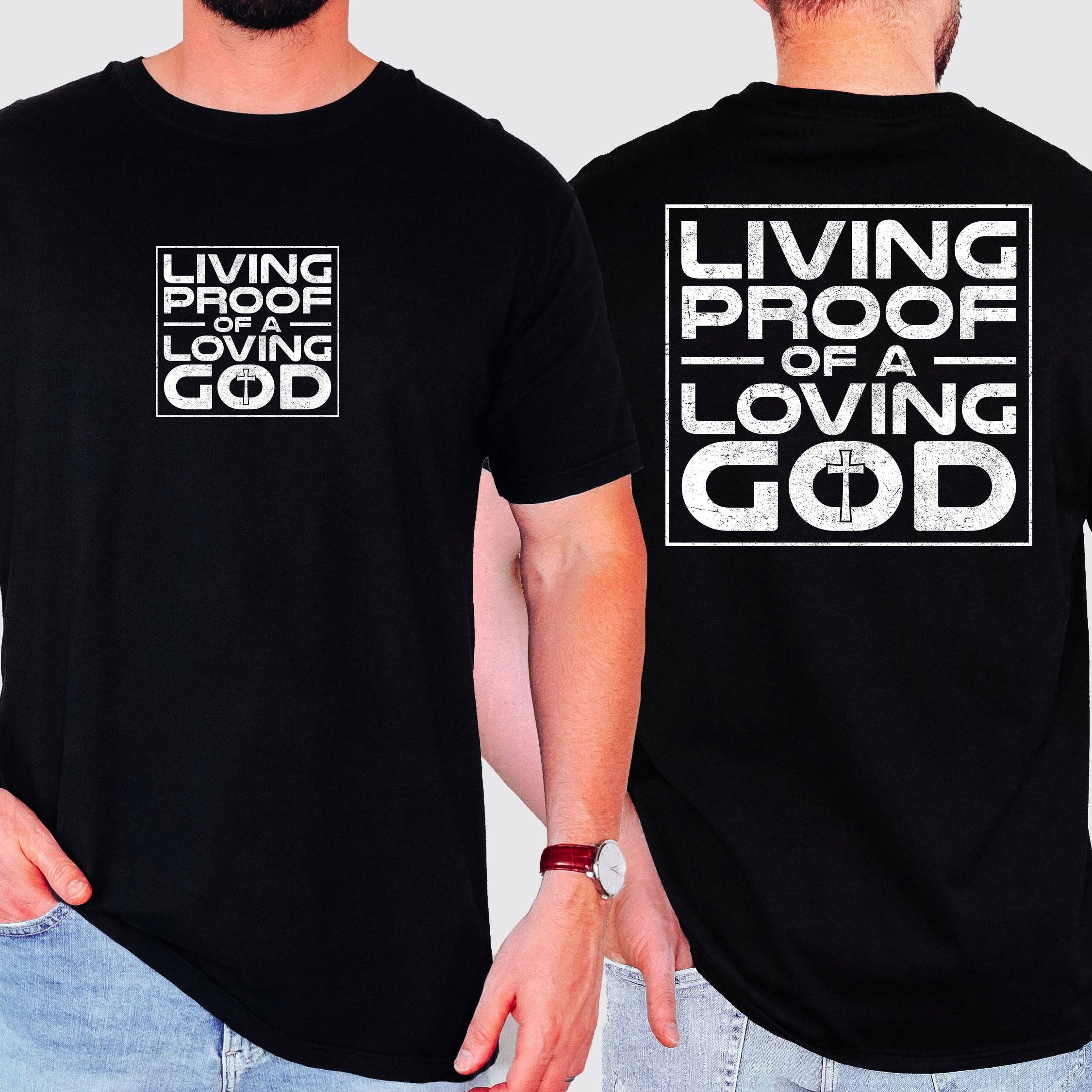 Living Proof of A Loving God, Religious, Christian Tshirt Hoodie, Sweatshirt | PodTeesHub.com