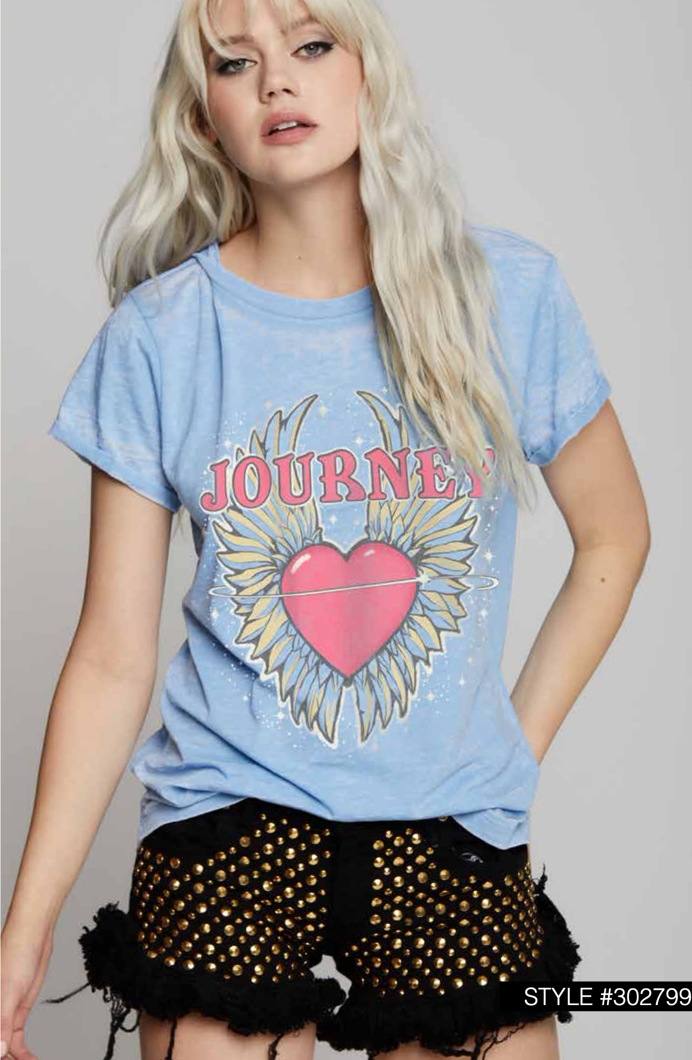 302799 - 830 Journey Burn Out Graphic Tee Hoodie, Sweatshirt | PodTeesHub.com