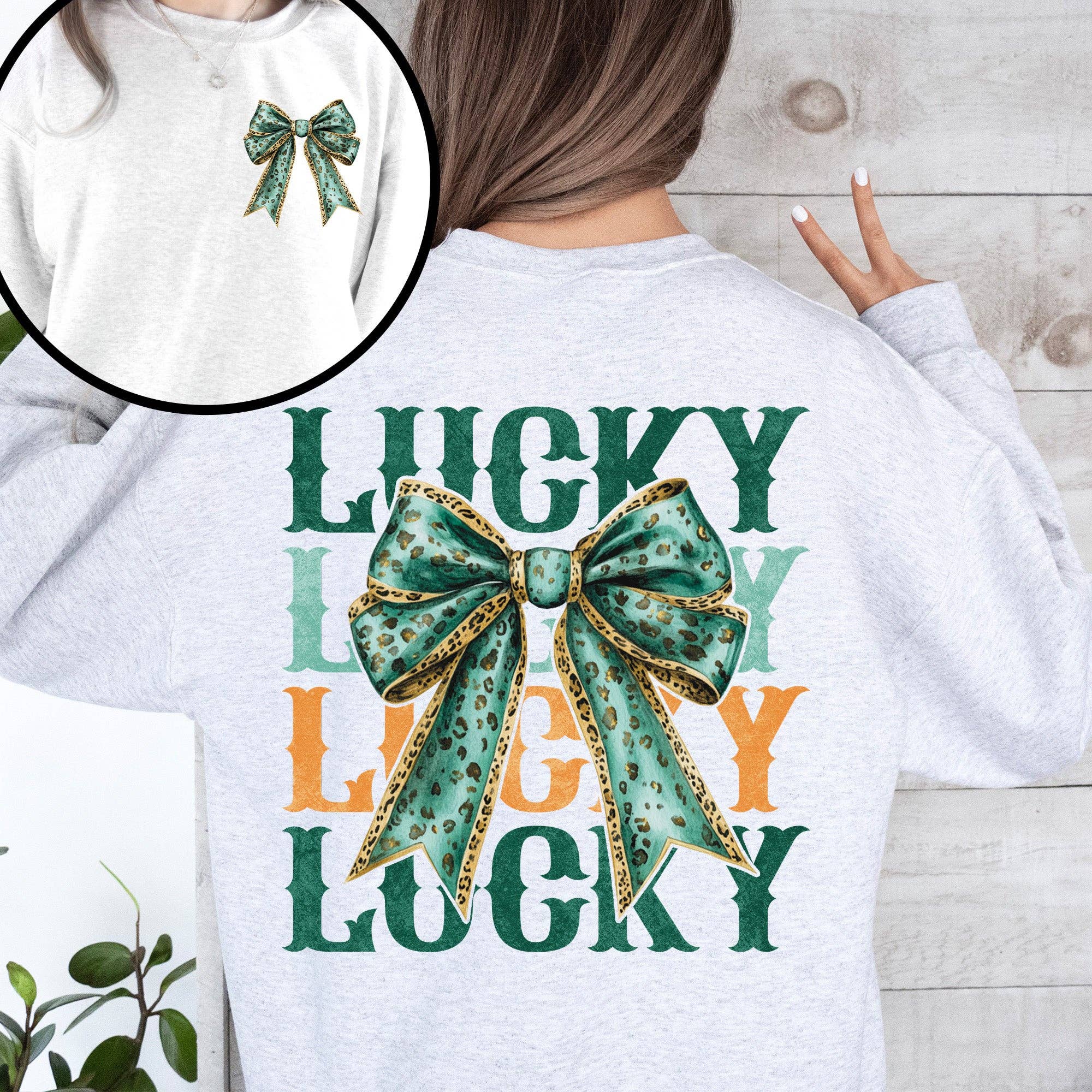 Lucky Clover Shamrock St Patrick's Day Sweatshirt T-Shirts, Hoodie | PodTeesHub.com