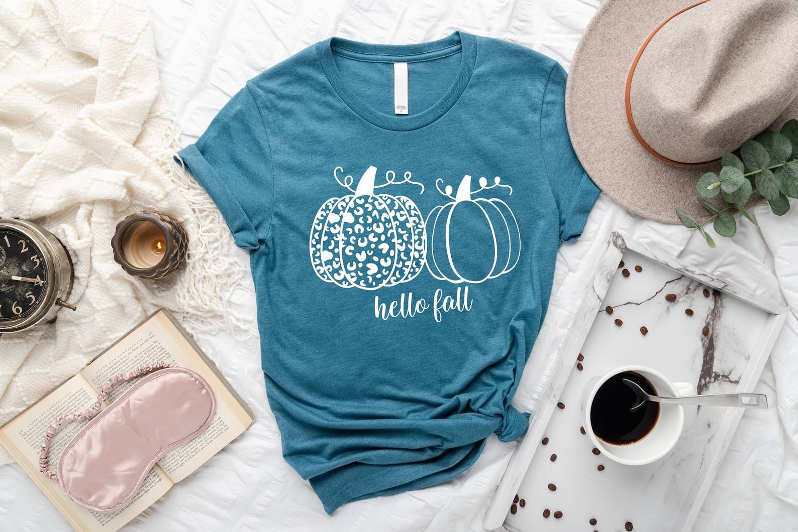 Hello Fall T-Shirt Hoodie, Sweatshirt | PodTeesHub.com