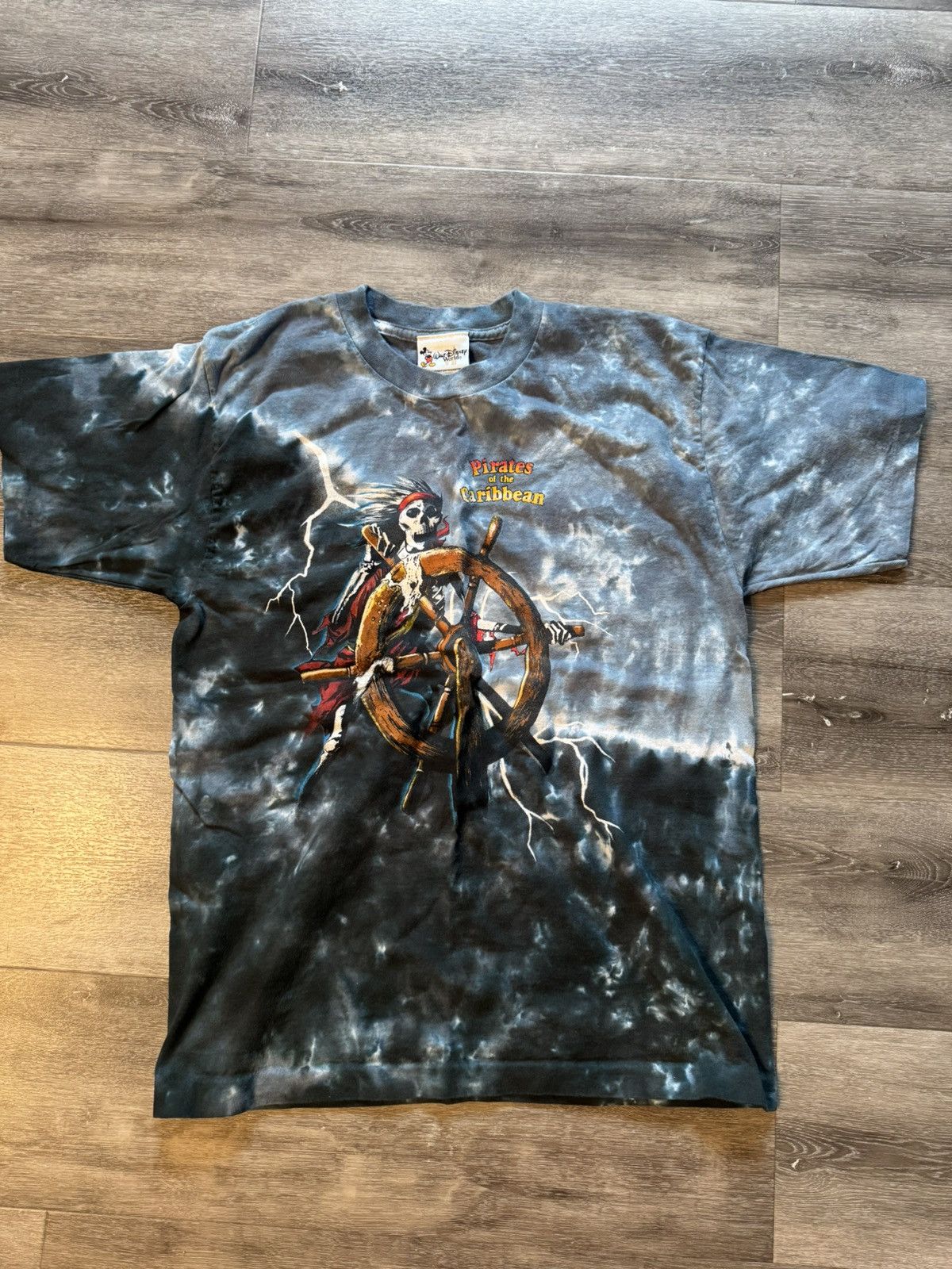 Vintage Tie Dye Pirates Of The Caribbean Tee Hoodie, Sweatshirt | PodTeesHub.com