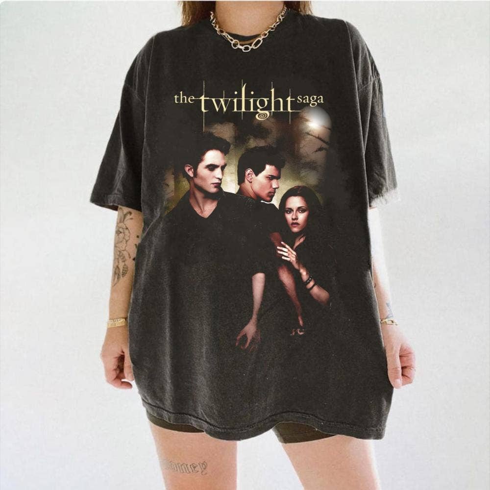 Twilight Saga Movie Tee, Retro Homage Shirt Hoodie, Sweatshirt | PodTeesHub.com