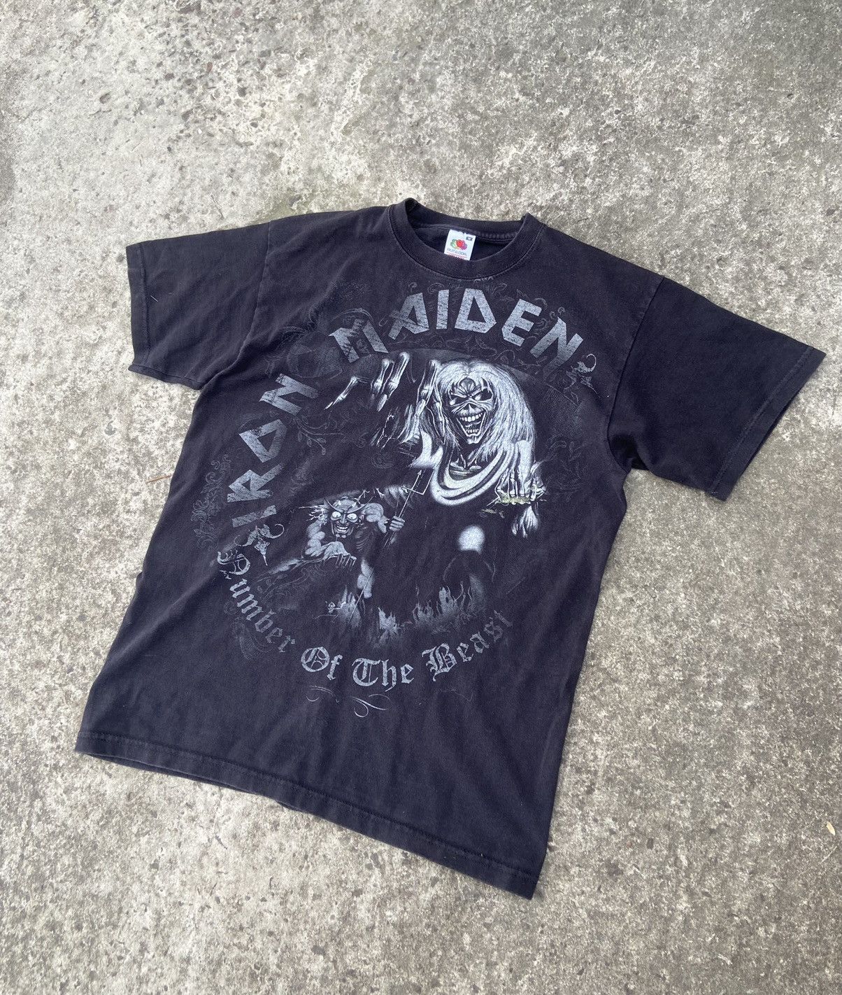 Iron Maiden X Vintage Vintage Iron Maiden T Shirt Logo Bands Tees Streetwear Style Hoodie, Sweatshirt | PodTeesHub.com