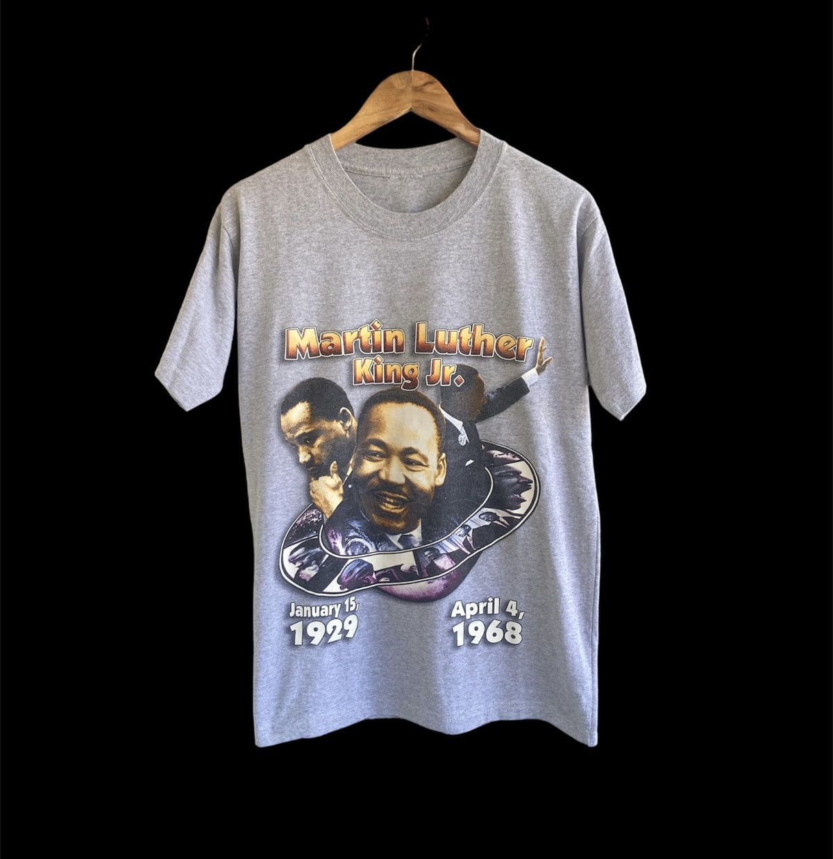 Rap Tees Vintage Martin Luther King T Shirt Y2k 90s Rap Tee Mlk Jr Hoodie, Sweatshirt | PodTeesHub.com