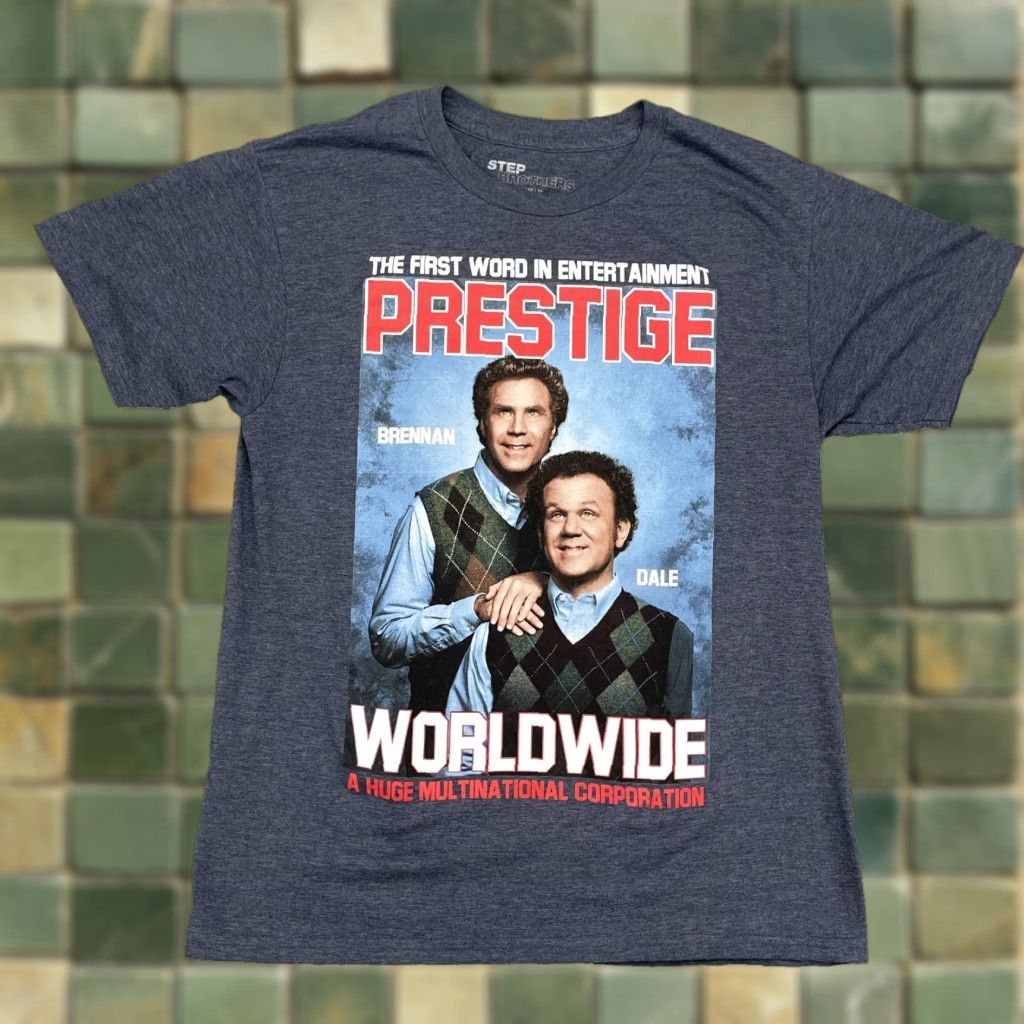 Vintage Step Brothers Movie T Shirt Mens Medium Gray Graphic Tee 90 S Y2k Comedy Ferrell Hoodie, Sweatshirt | PodTeesHub.com