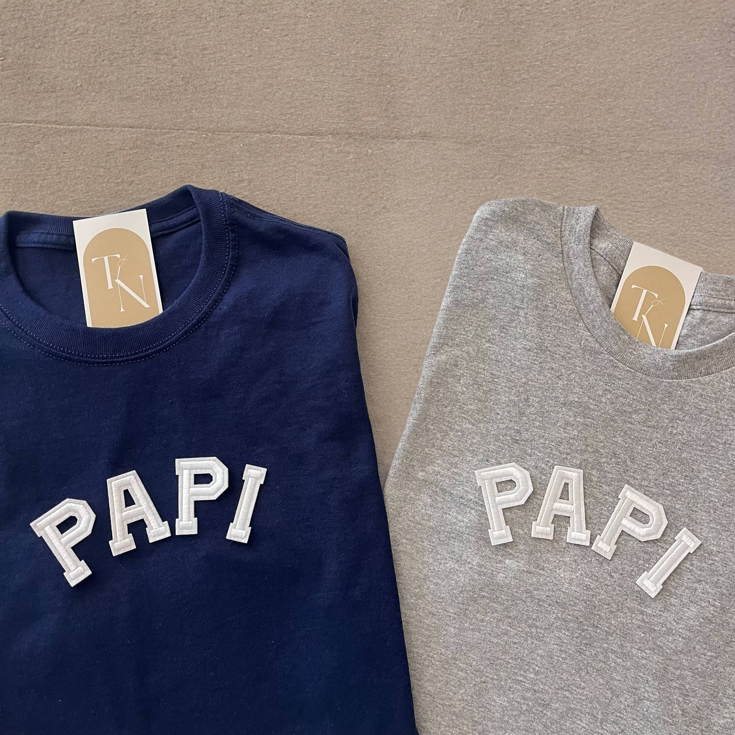 Papi Tshirt, Gifts For Dad Hoodie, Sweatshirt | PodTeesHub.com