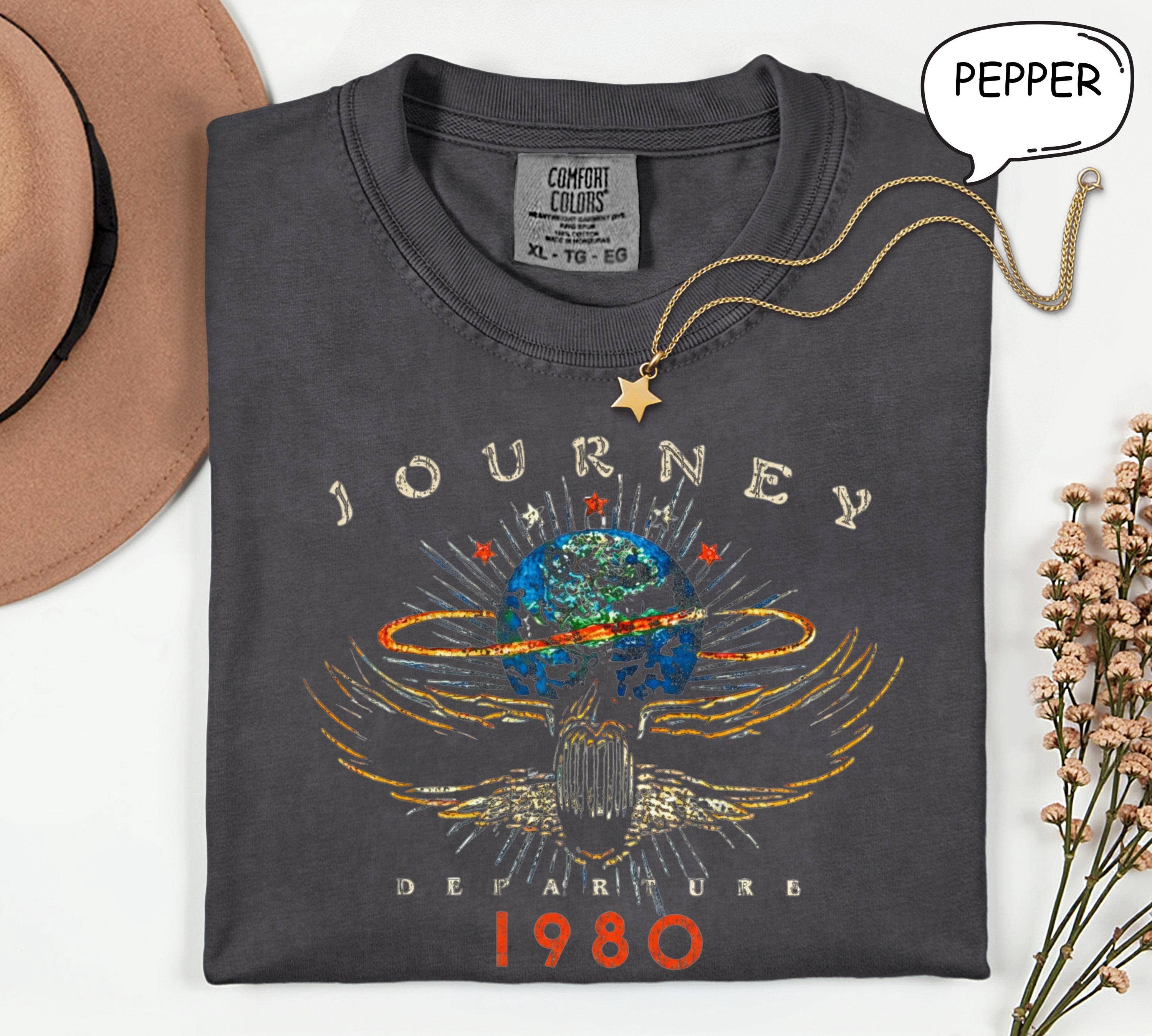 Journey Band 1980 Vintage Rock Concert Music Lover T Shirt Hoodie, Sweatshirt | PodTeesHub.com